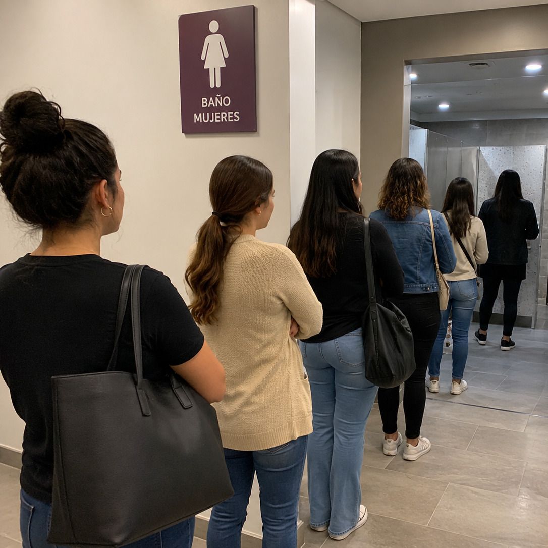 Las colas en los baños públicos de mujeres, un cuestión estructural episode artwork