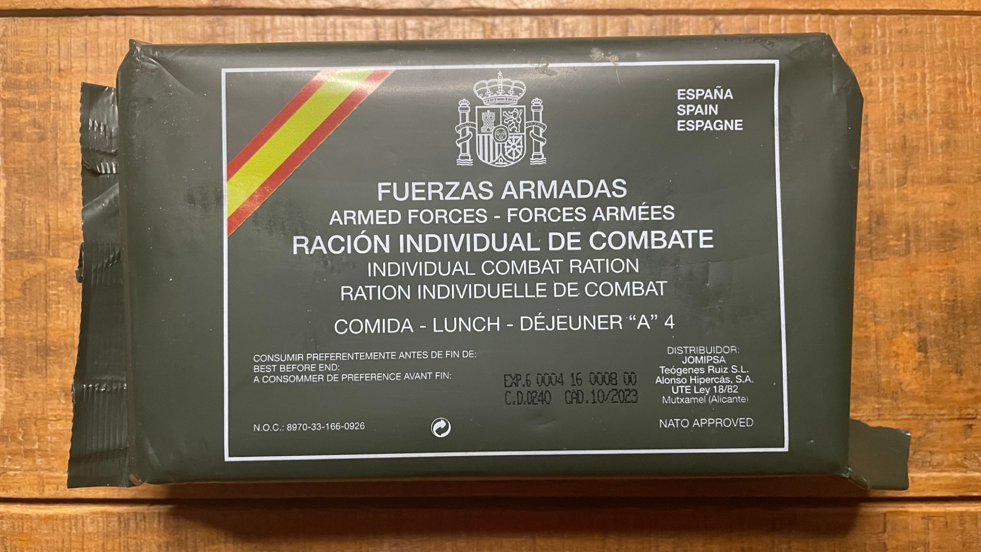 CENA - Raciones Militares del Ejército Español, Terko