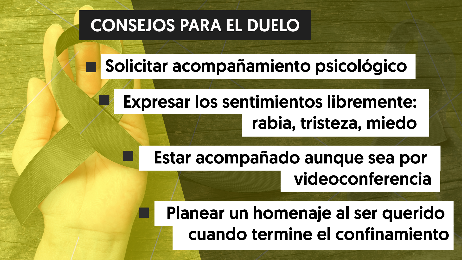Consejos para el duelo.