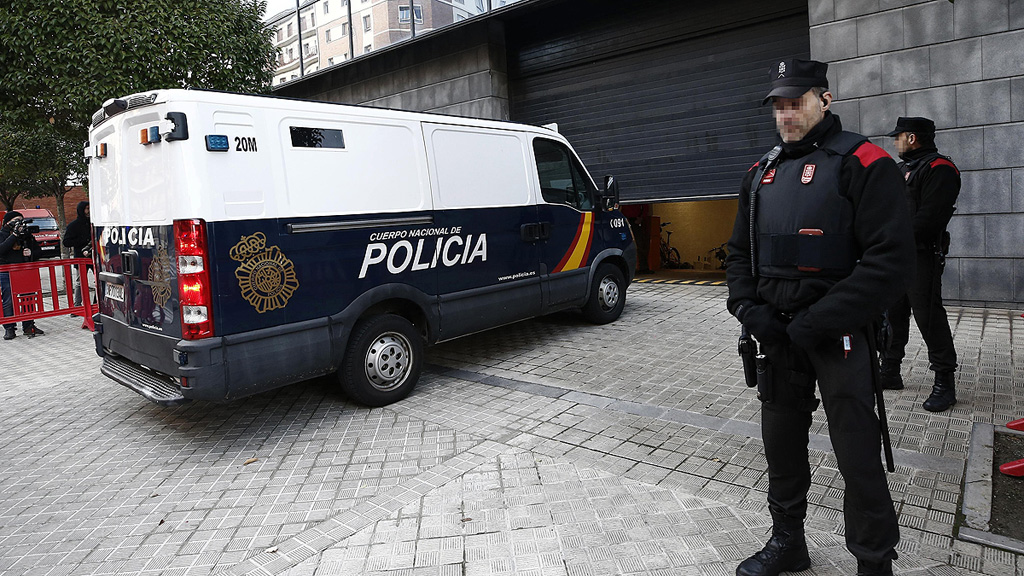 La Policía Municipal de Pamplona interviene en un partido de