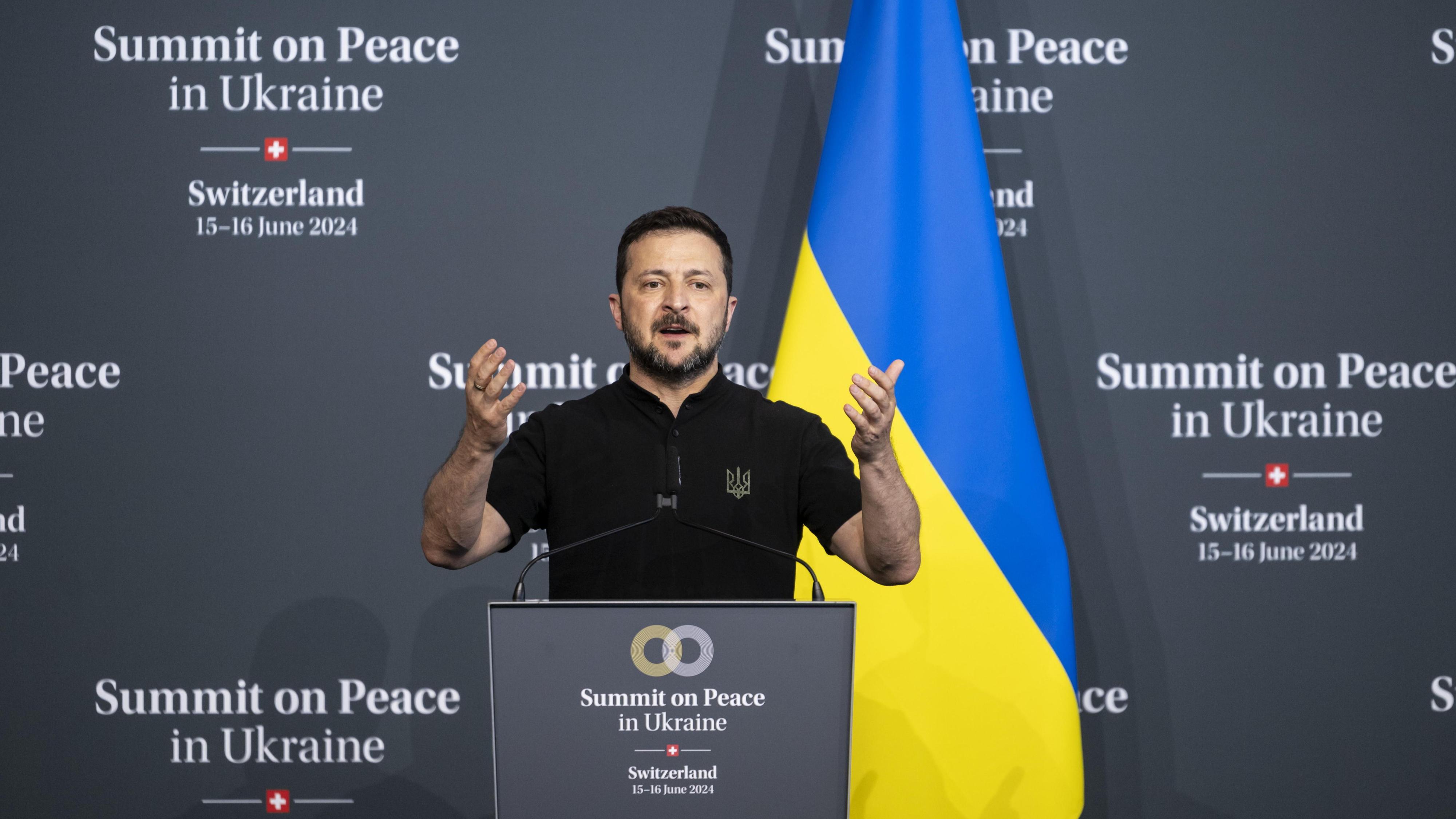 12 países no firman la declaración de la cumbre de paz de Ucrania