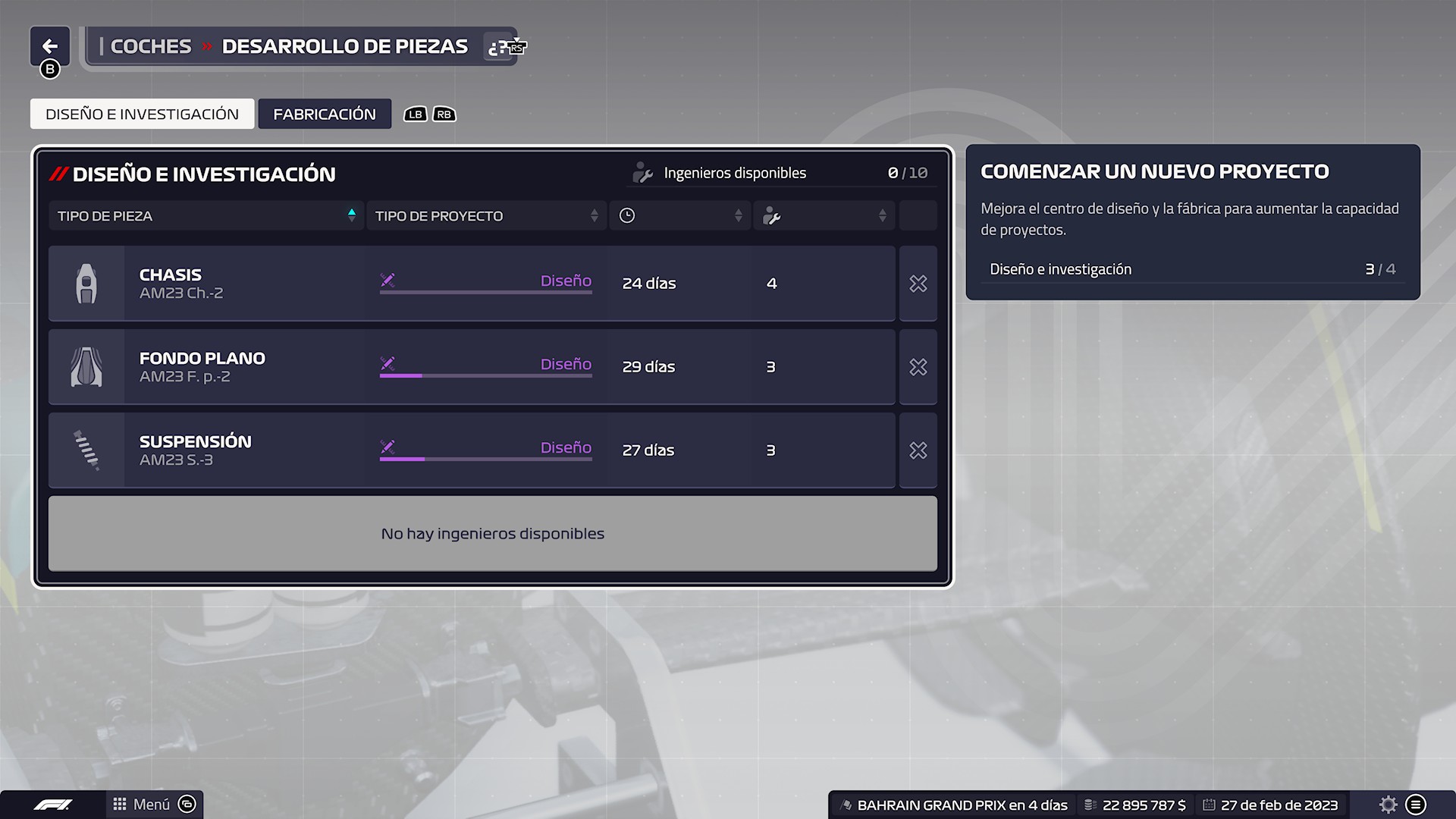 Imagen del videojuego 'F1 Manager 2023'