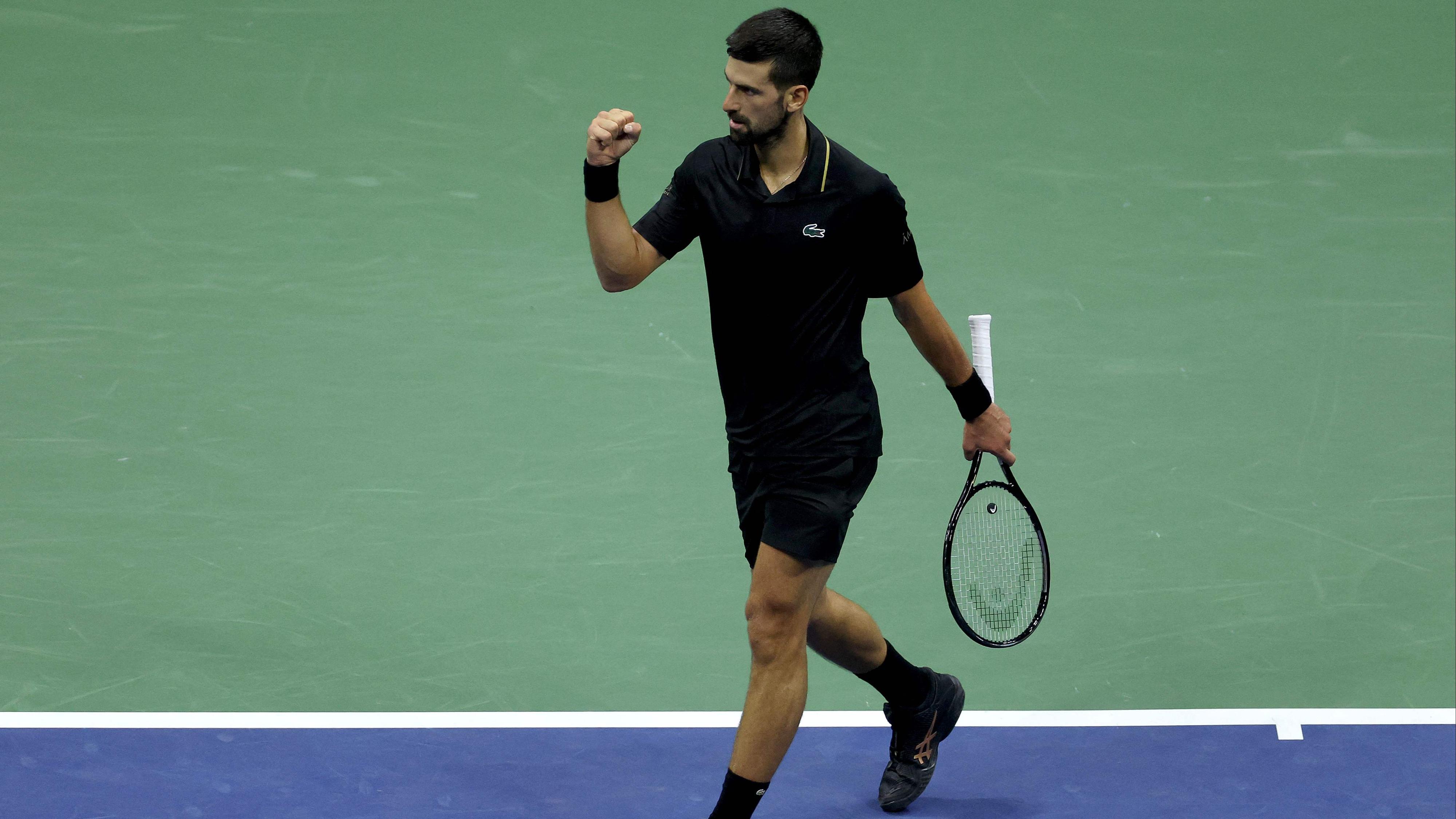 Djokovic pasa a semis del US Open y se cruza en el camino de Alcaraz a la gran final