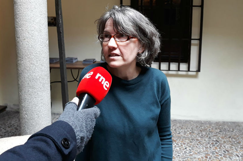 Eva Jiménez Manero, coordinadora del Museo Casa Natal de Cervantes. Eva Jiménez Manero, coordinadora del Museo Casa Natal de Cervantes.
