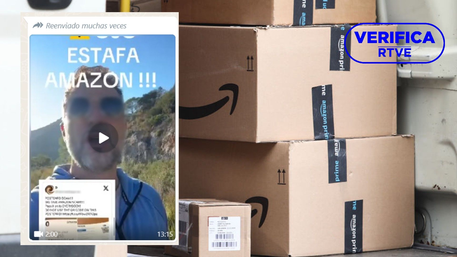 Cuidado si recibes un paquete de Amazon con QR que no has pedido