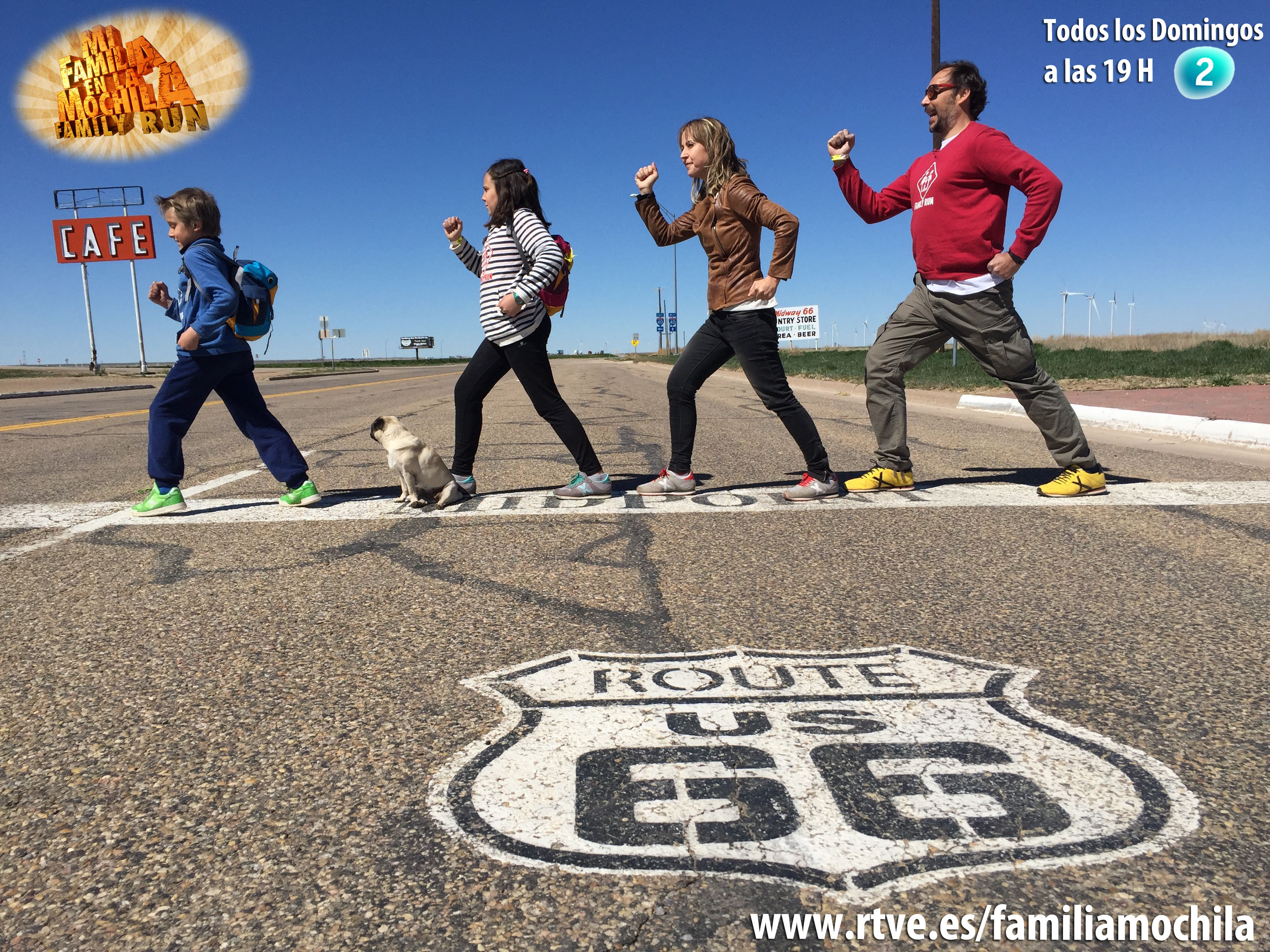 Mi familia en la mochila comienza su recorrido por la m tica Ruta