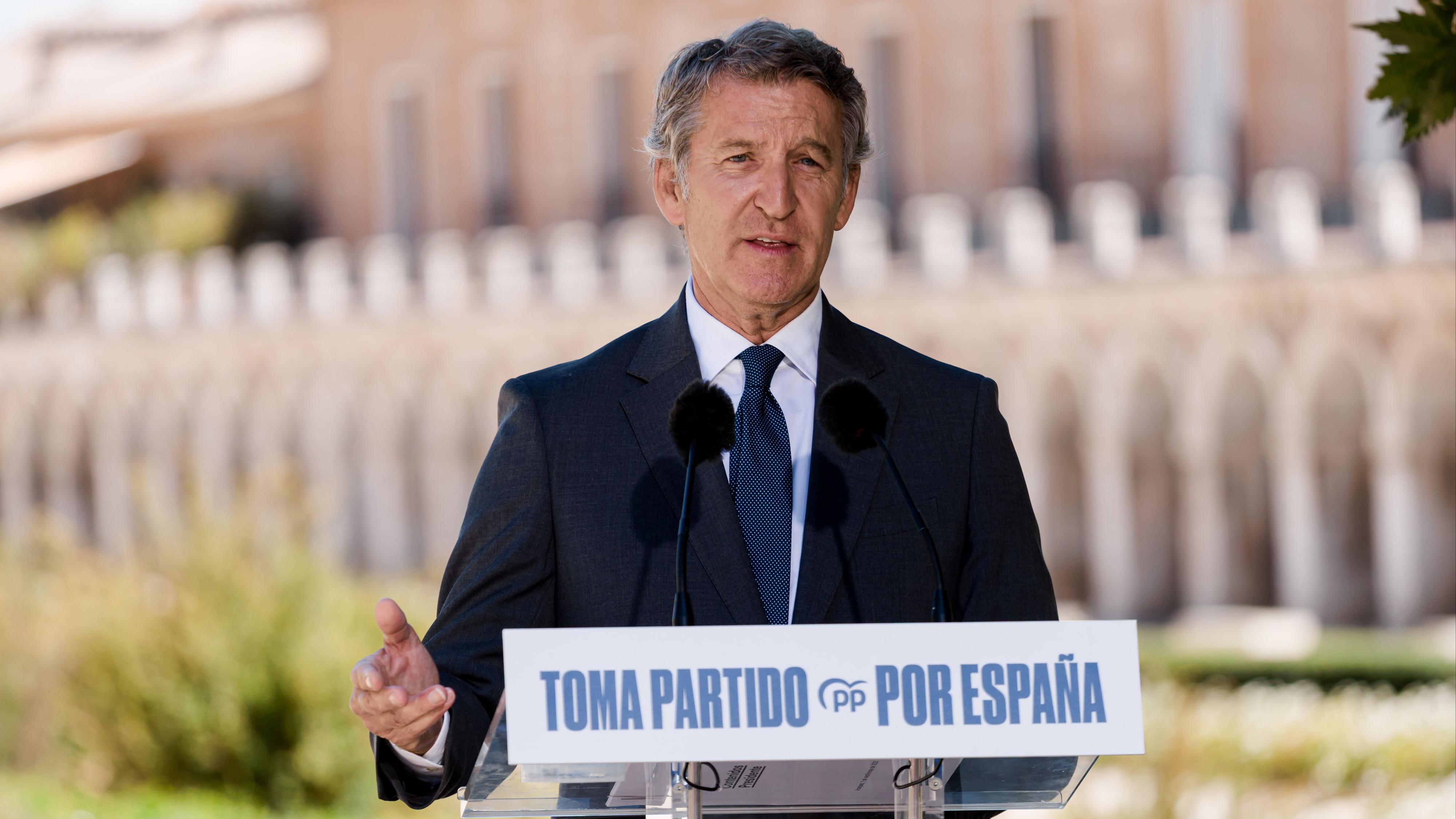 Feijóo acusa a Sánchez de "manchar" el inicio del Año Judicial y critica que "someta" a un "choque institucional" al rey