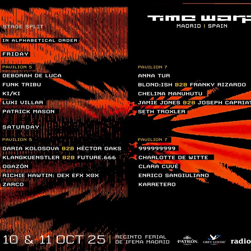 En órbita - Festival Time Warp Madrid - 04/10/25 En órbita - Festival Time Warp Madrid - 04/10/25