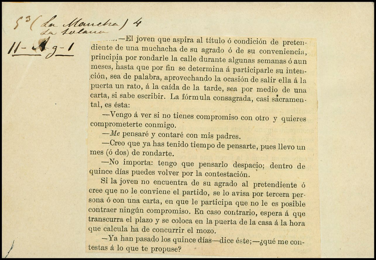 Retrato de los españoles en 1901: amuletos contra el mal de ojo y  preocupación por la vida familiar
