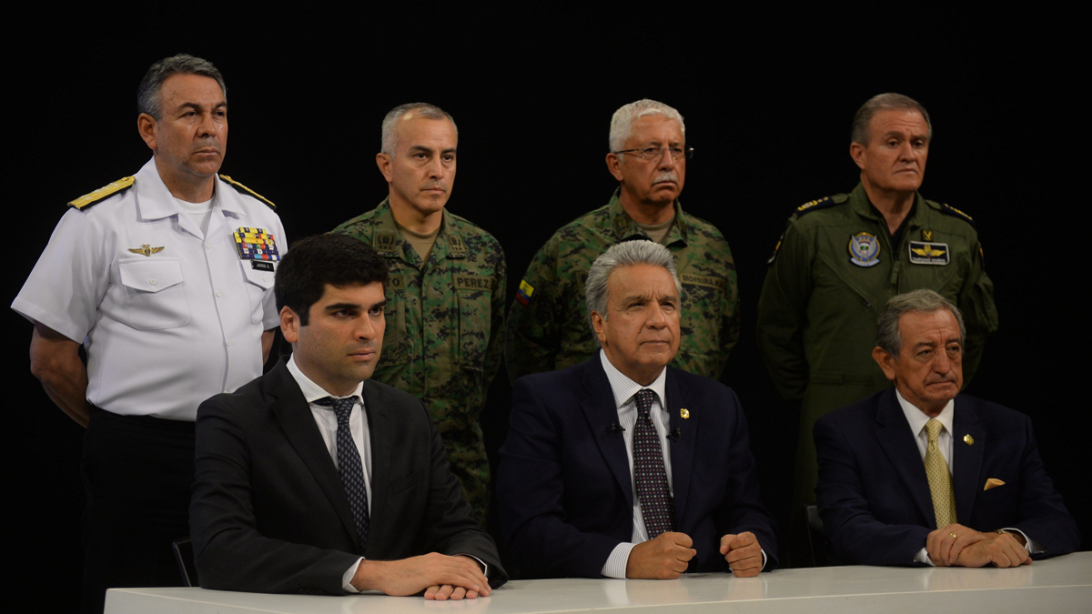 Gobierno de Moreno se traslada a Guayaquil por recrudecimiento de disturbios