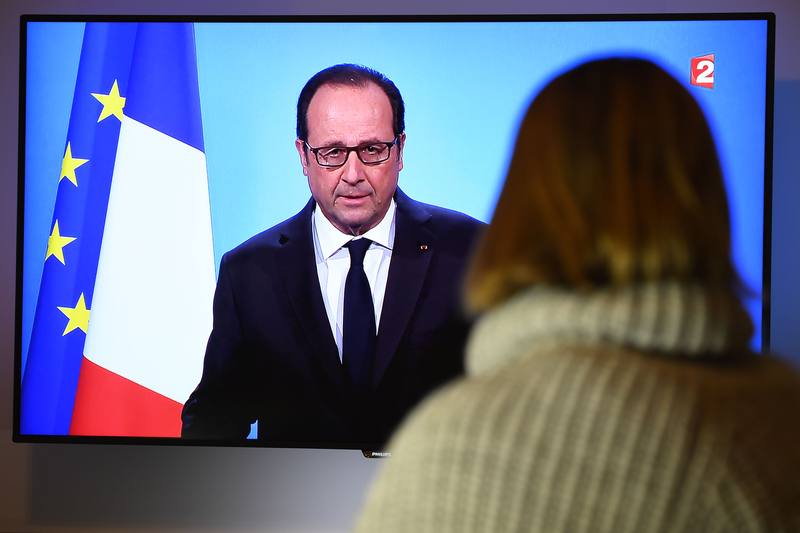 François Hollande ha anunciado que no optará a la reelección en una declaración televisada