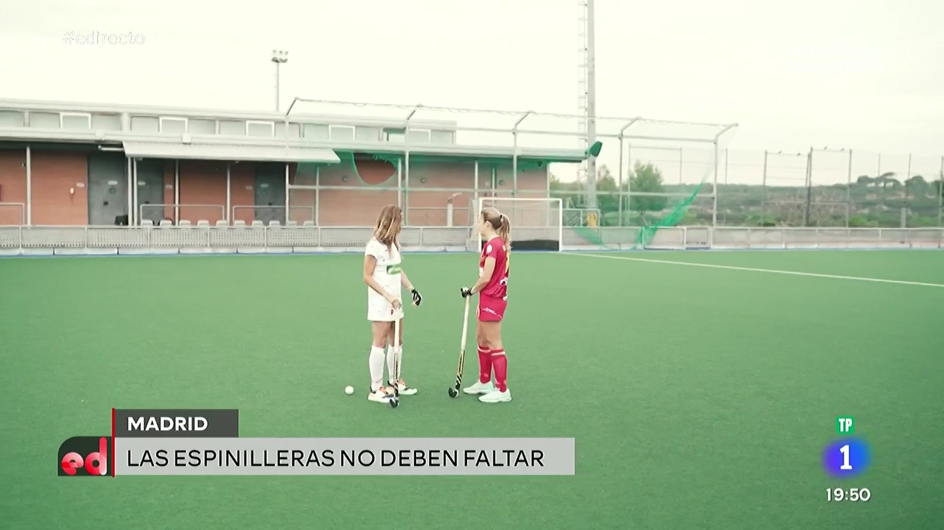 Gemma Mengual y María López en la pista