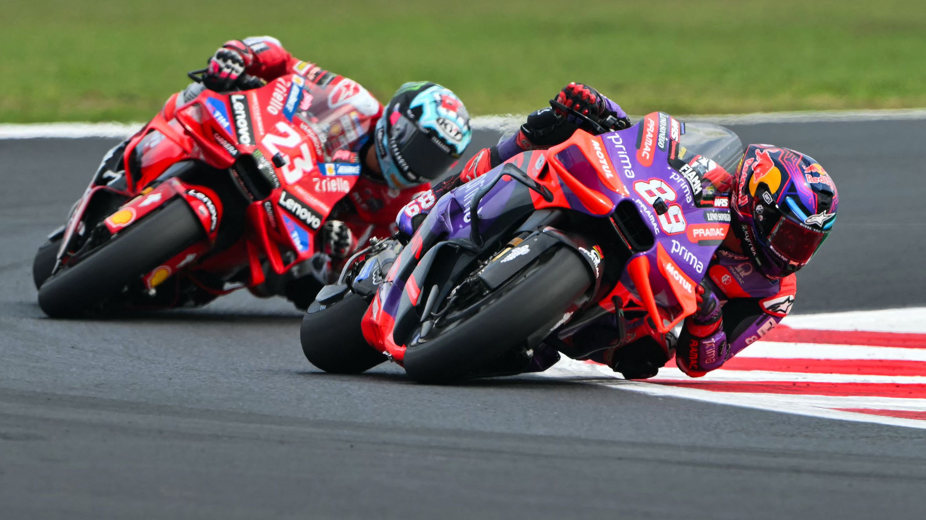 GP Emilia Romagna de MotoGP 2024 | Martín segundo y Bagnaia al suelo