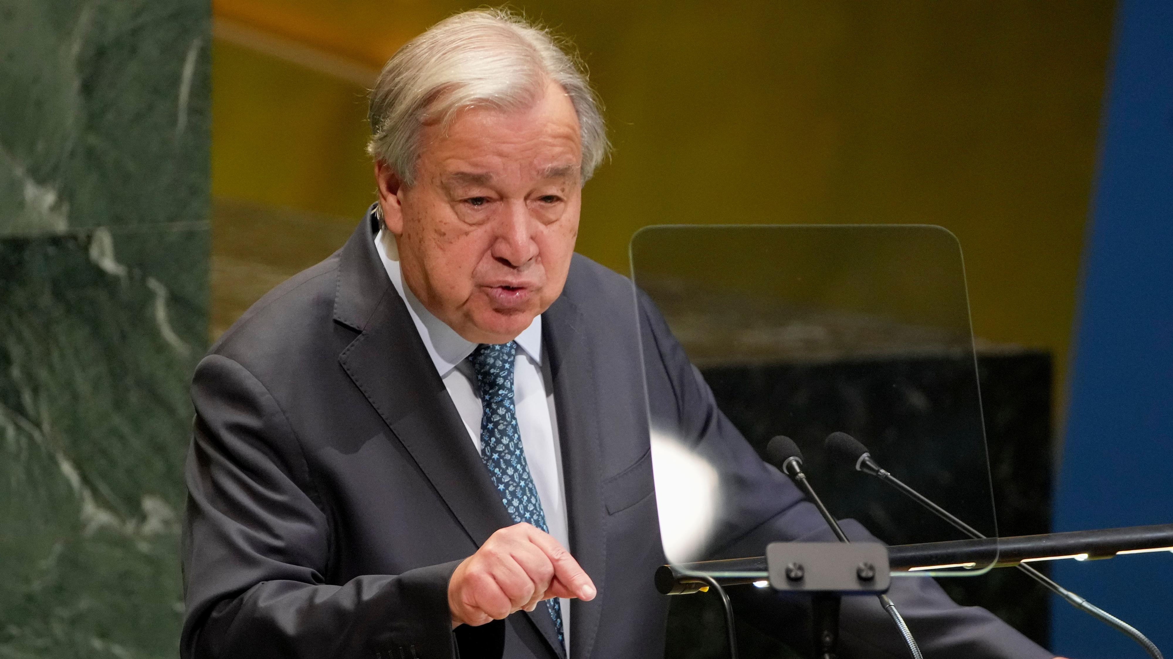 Guterres advierte que los principios de la ONU "están bajo asedio" durante la apertura de la Asamblea General
