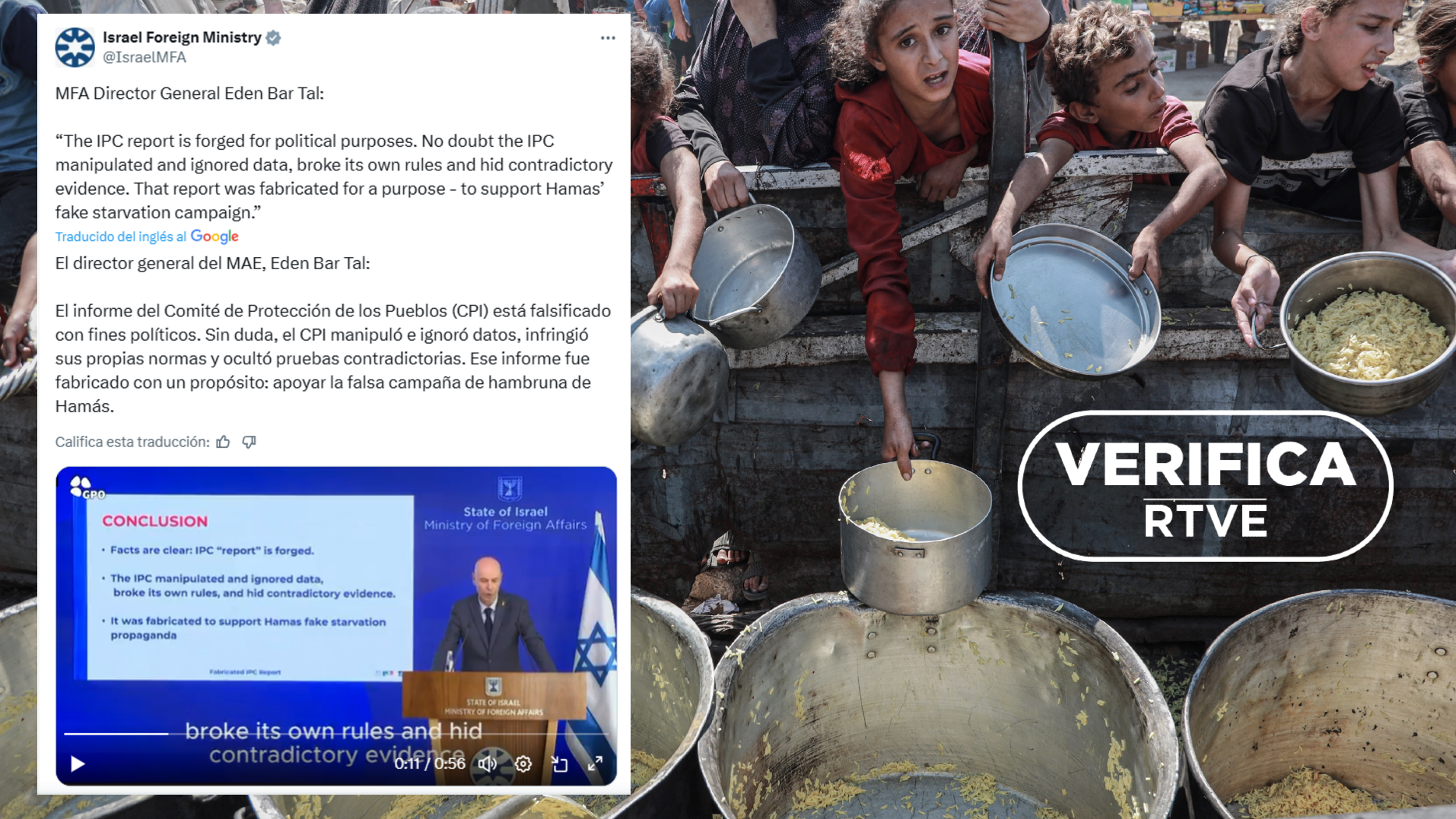 La campaña del Gobierno israelí para negar el hambre en Gaza: datos frente al discurso oficial