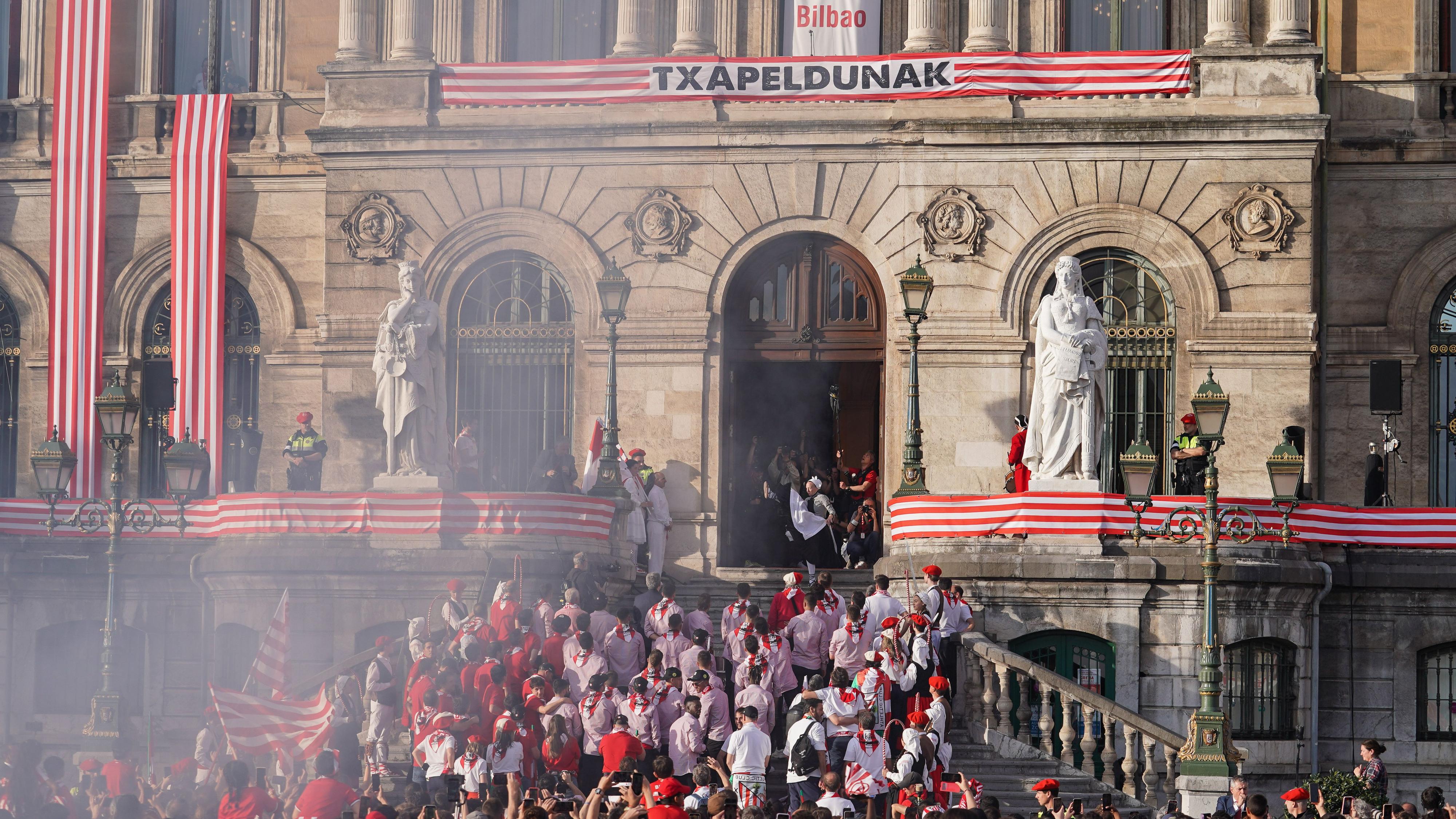 Fútbol - Fiesta celebración Athlétic Club de Bilbao, título Copa del Rey