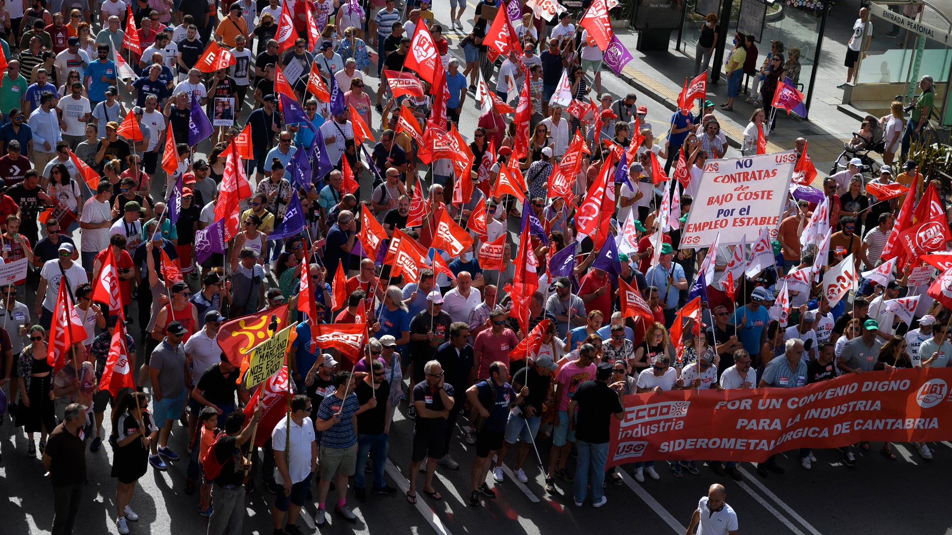 Finaliza la huelga de los trabajadores del metal en Cantabria