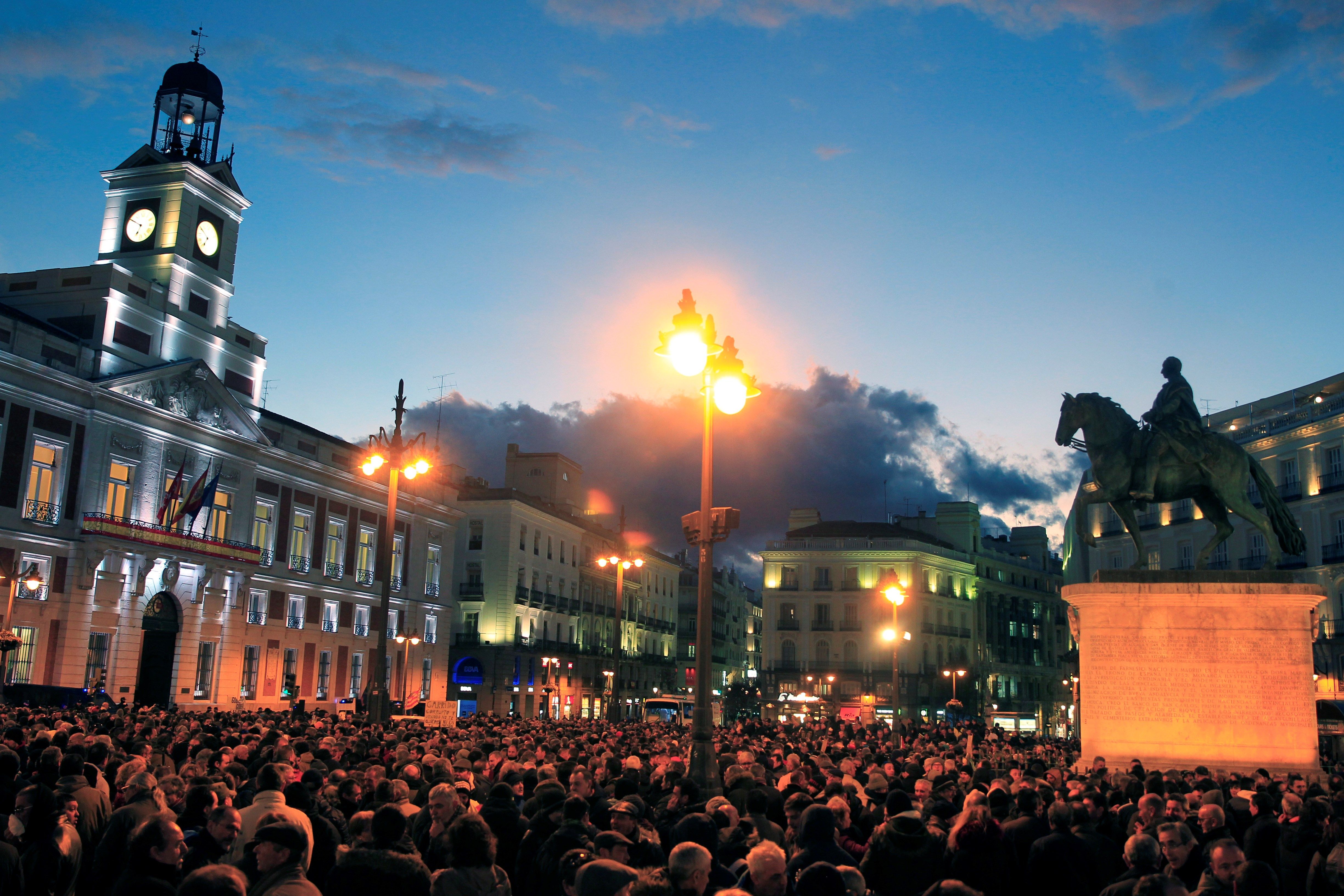 Huelga de taxis en Madrid