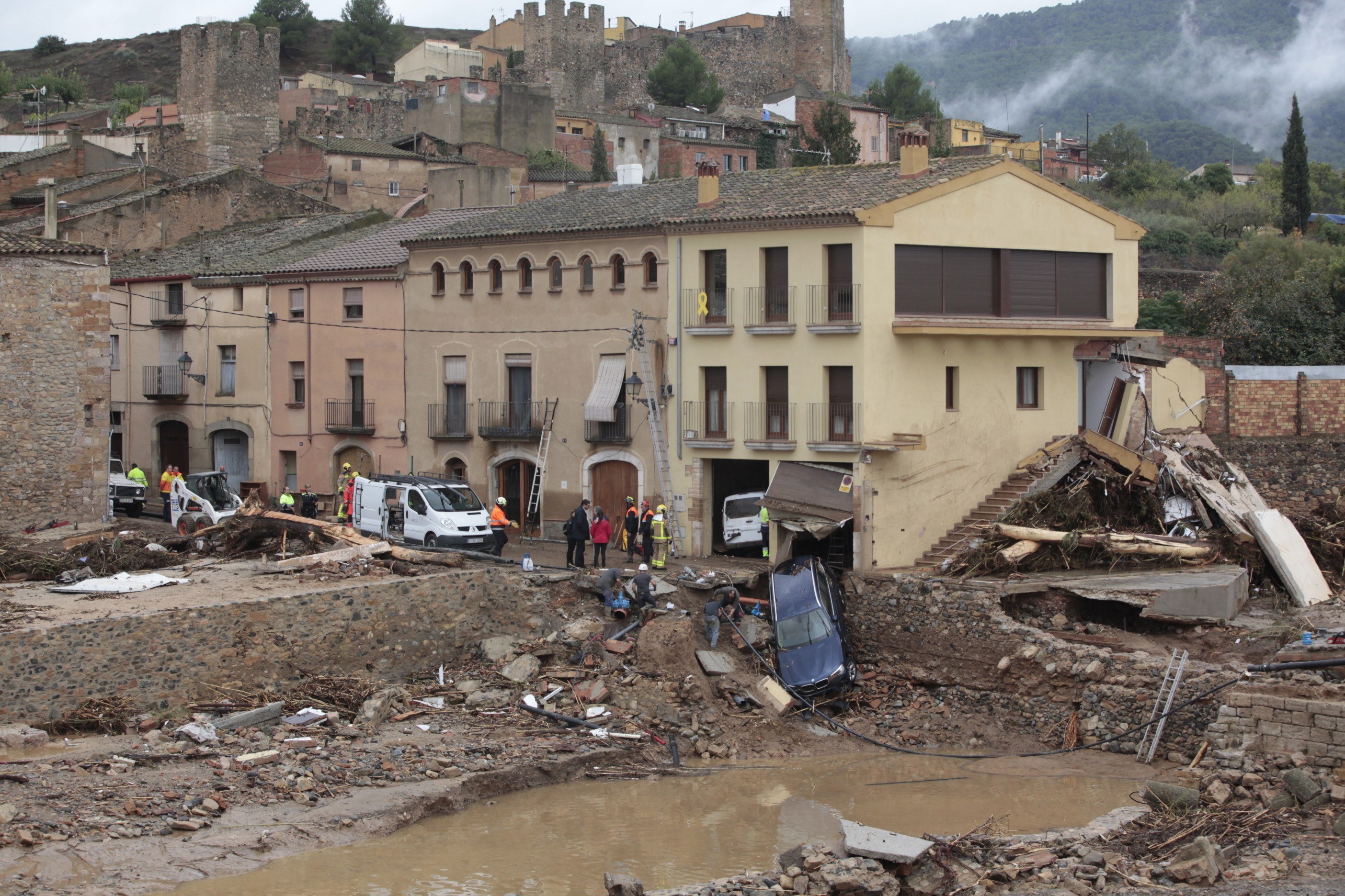 Importantes daños en Cataluña Las lluvias torrenciales causan graves daños en Tarragona