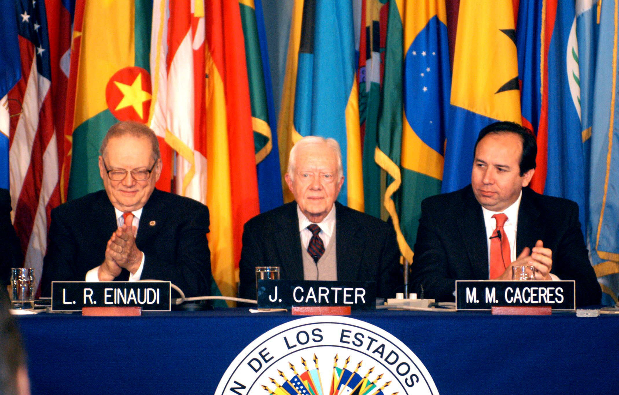 Durante la inauguración de la Cátedra de las Américas