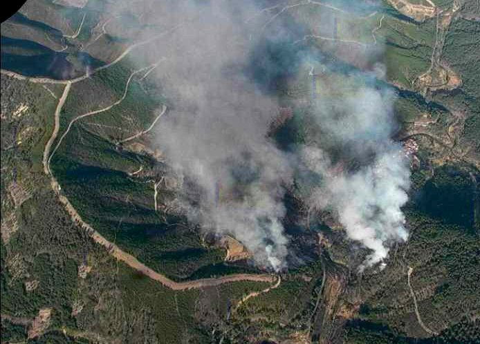 Controlado el incendio de Las Hurdes que ha afectado a 30 hectáreas