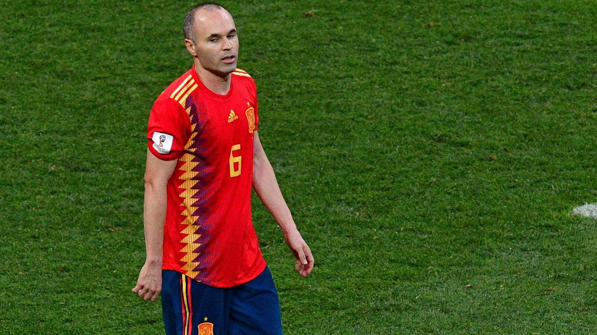 Flocage officiel - Espagne, Iniesta, 2014, extérieur – Le Bon Flocage