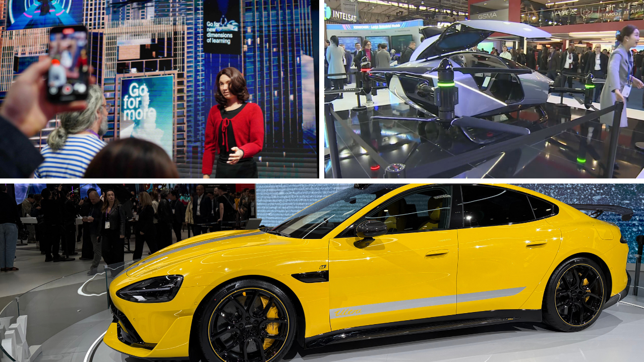 La IA transforma el MWC 2025: robots, drones y coches conectados