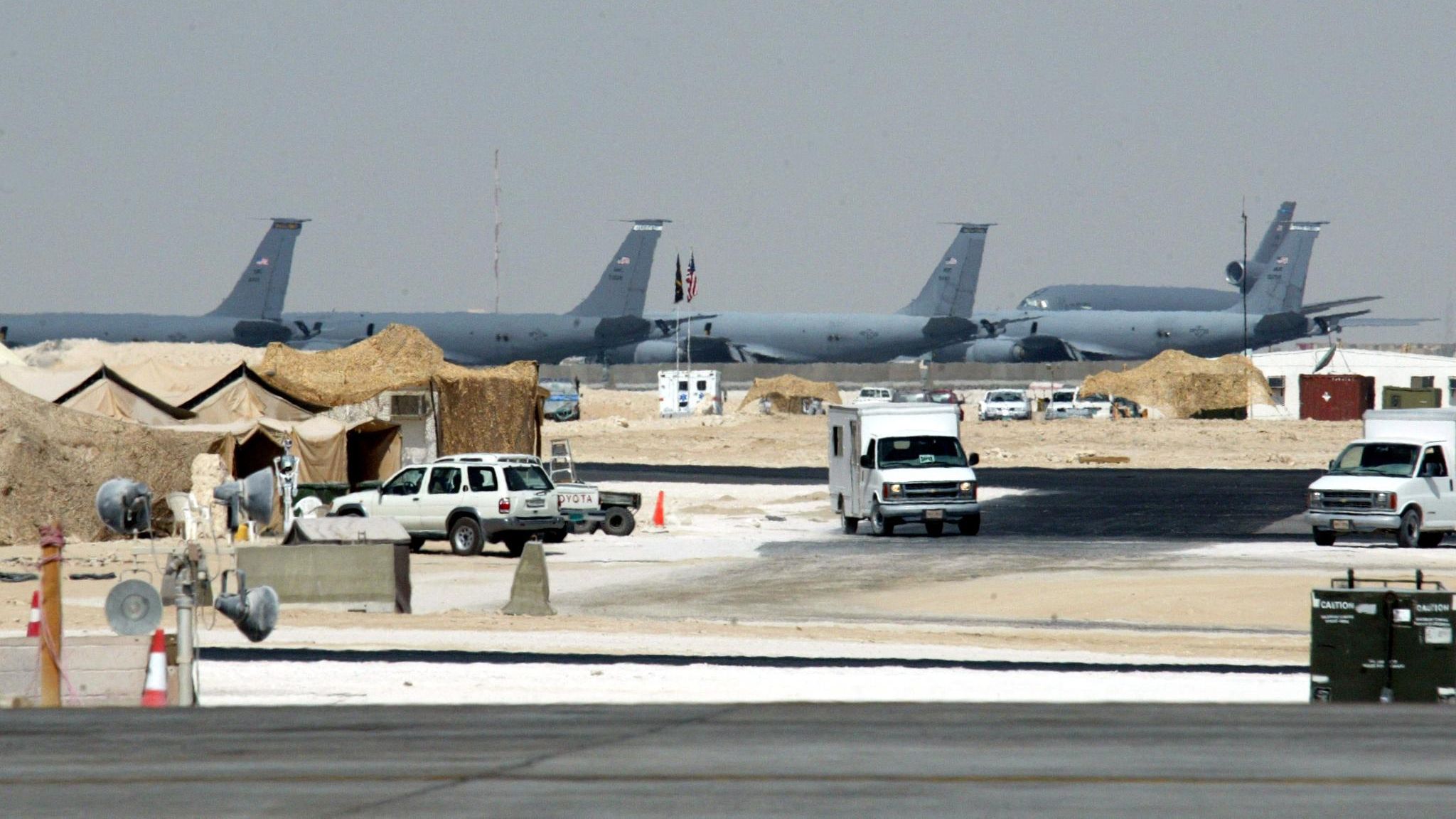 カタールの米軍基地を爆撃します