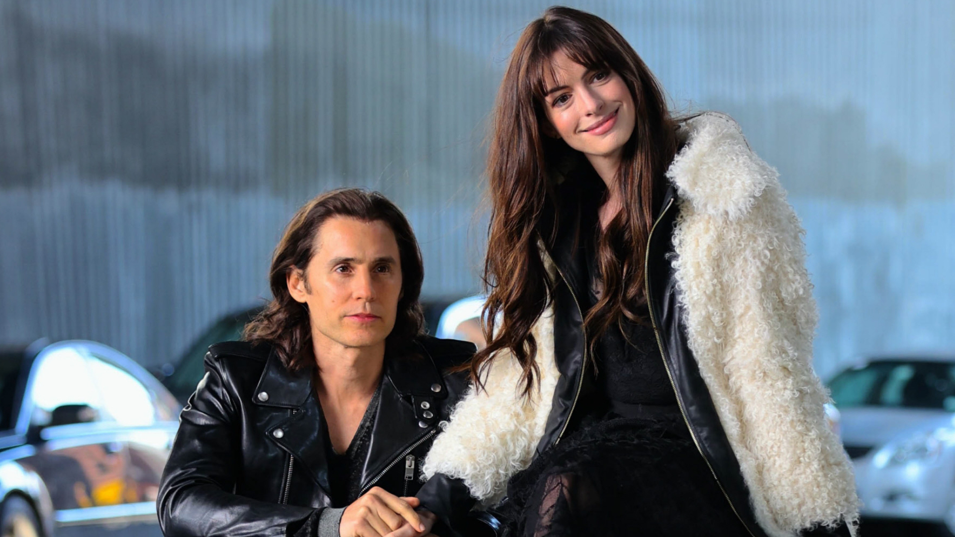 Jared Leto con Anne Hathaway