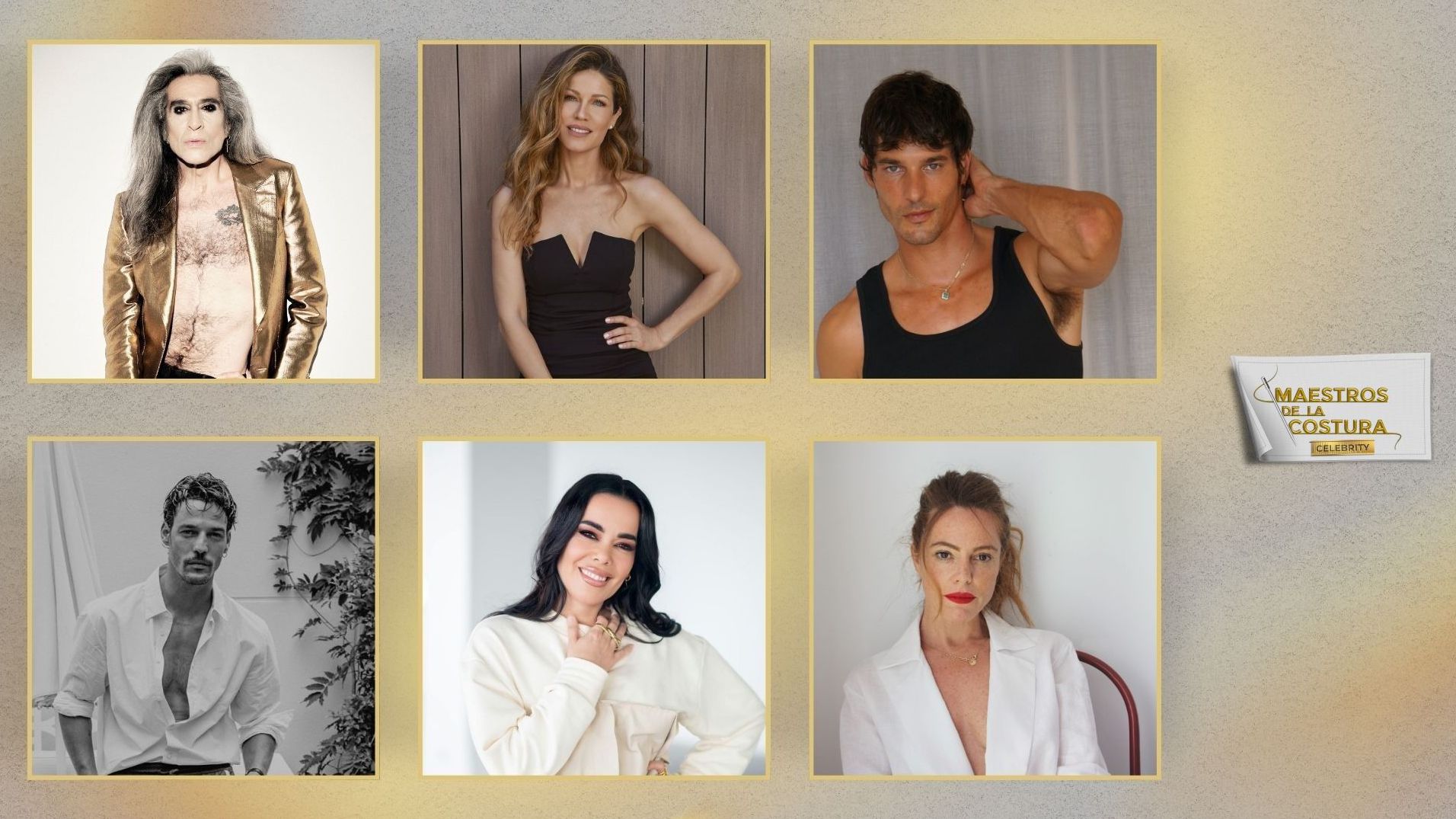 Jaydy Michel, Mario Vaquerizo, Beatriz Luengo, Silvia Marty y los gemelos Román, aprendices de 'Maestros de la Costura Celebrity 2'