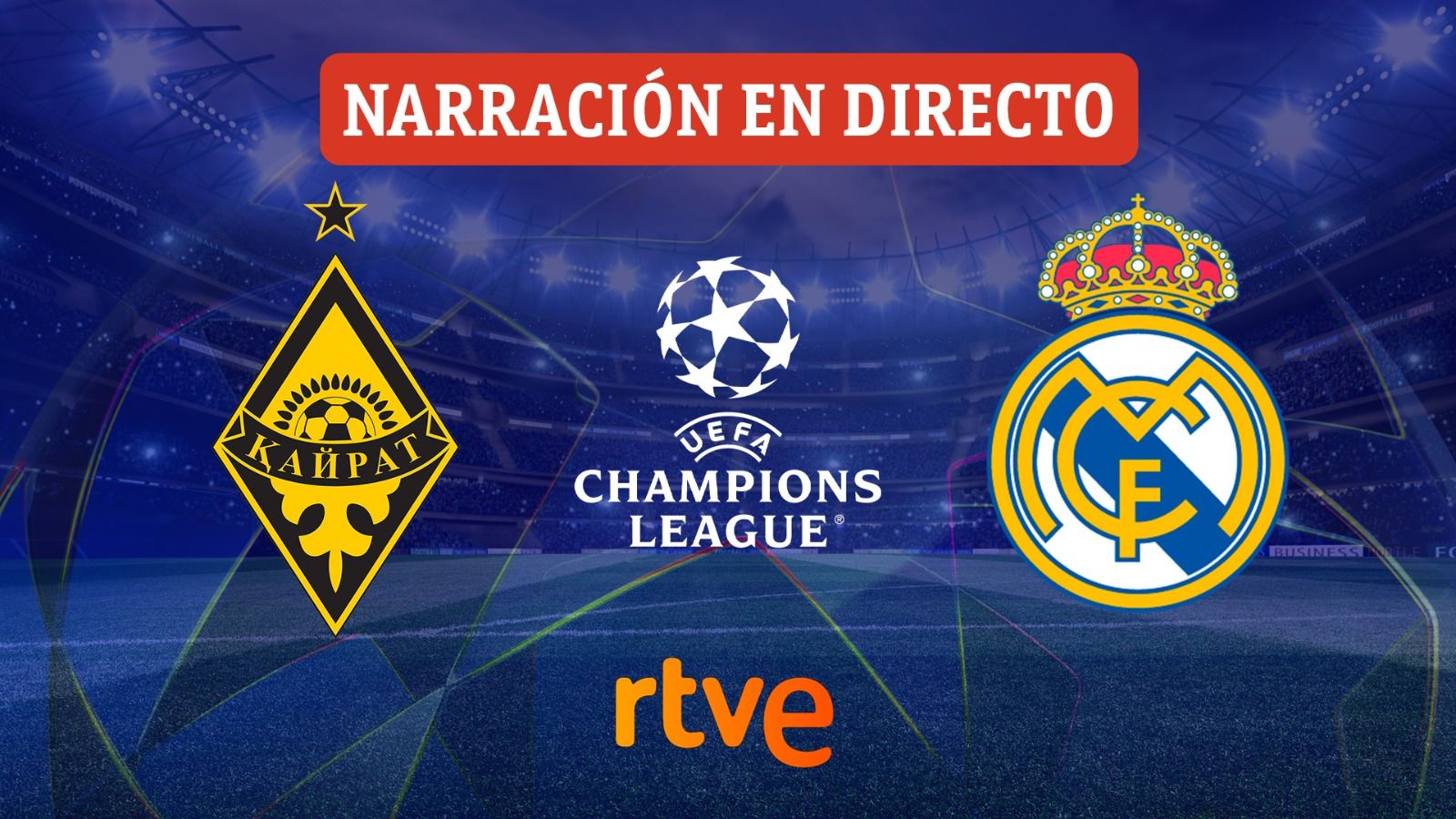 Kairat - Real Madrid, en directo hoy el partido de la segunda jornada de la Champions League