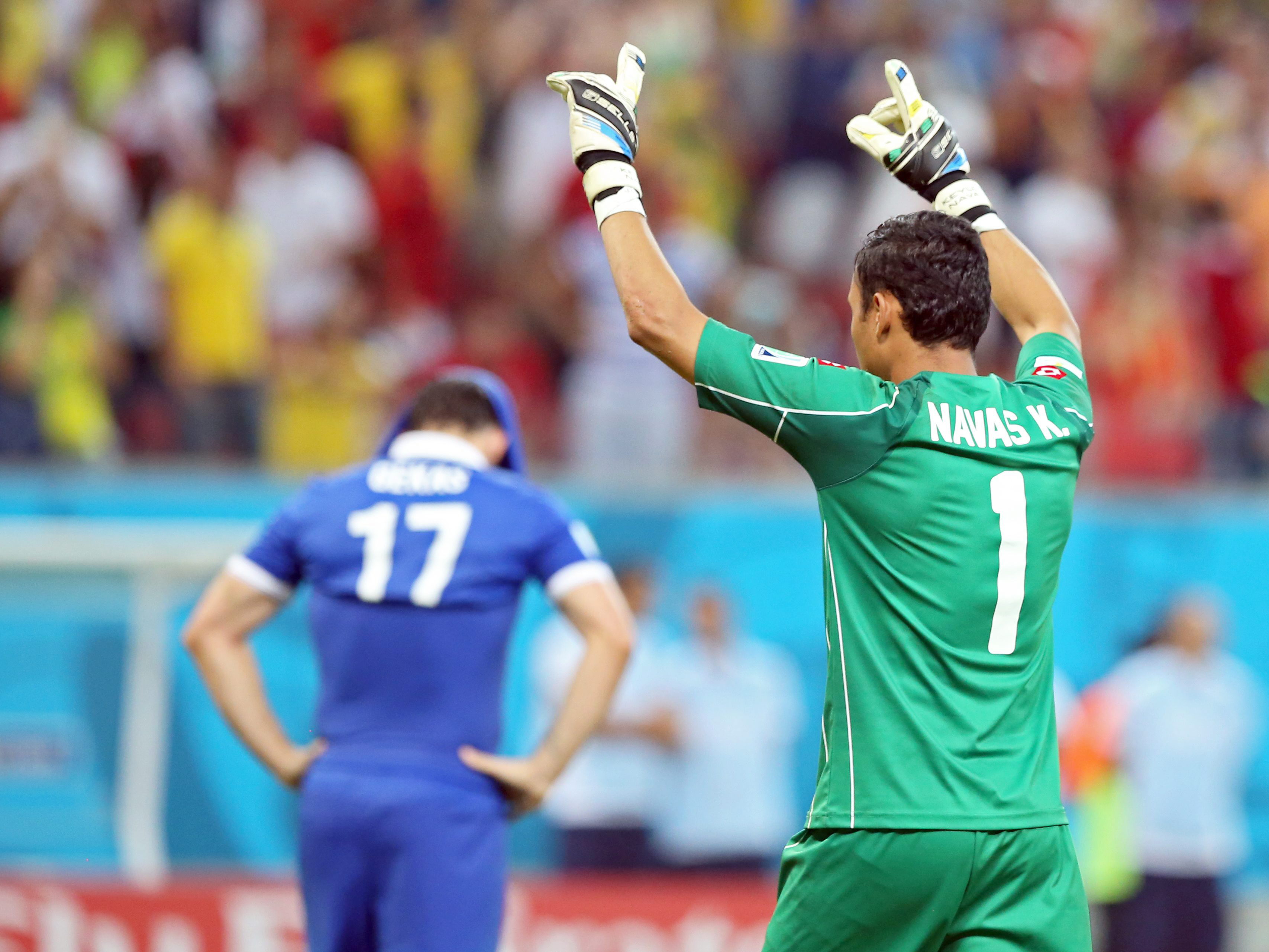 Final Mundial 2014: Keylor Navas desespera a Grecia y clasifica a Costa  Rica para los cuartos de final