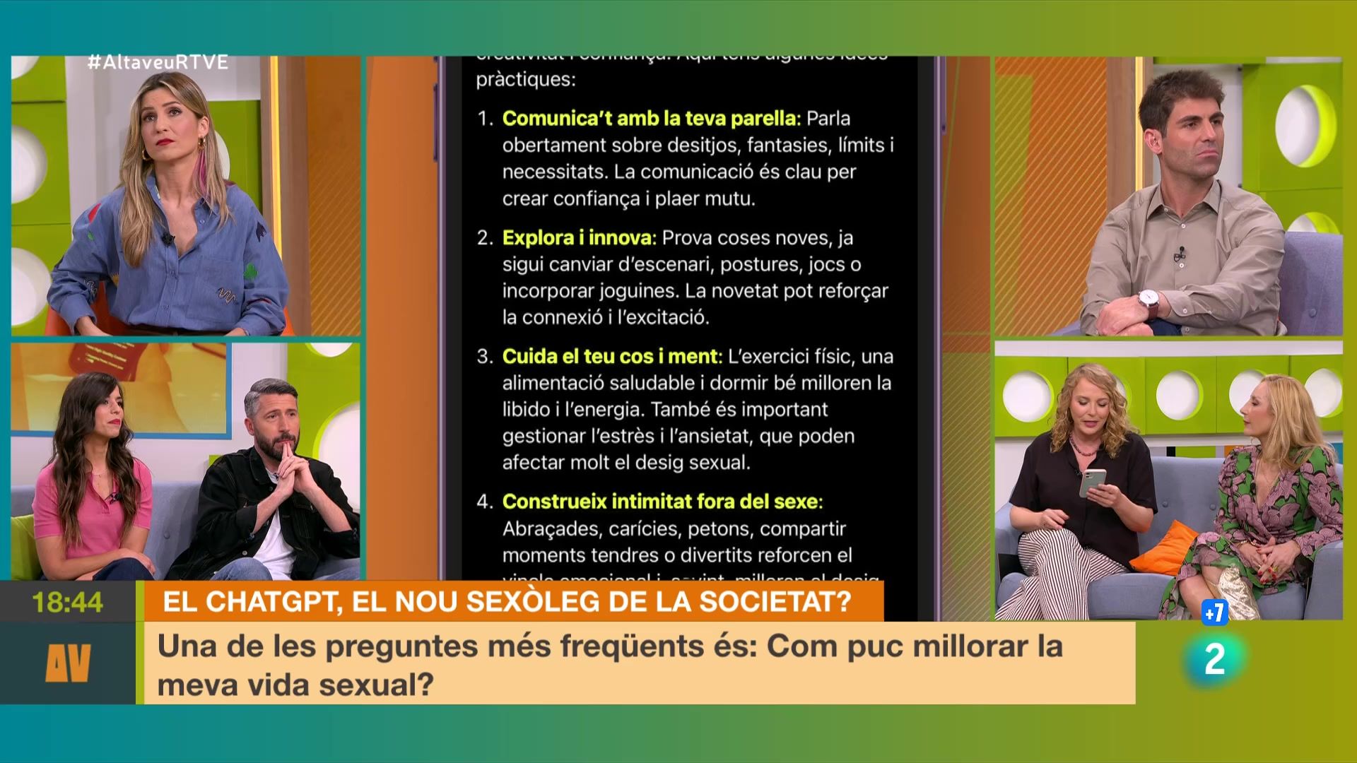 Una de les preguntes més freqüents a la IA és com millorar la vida sexual.