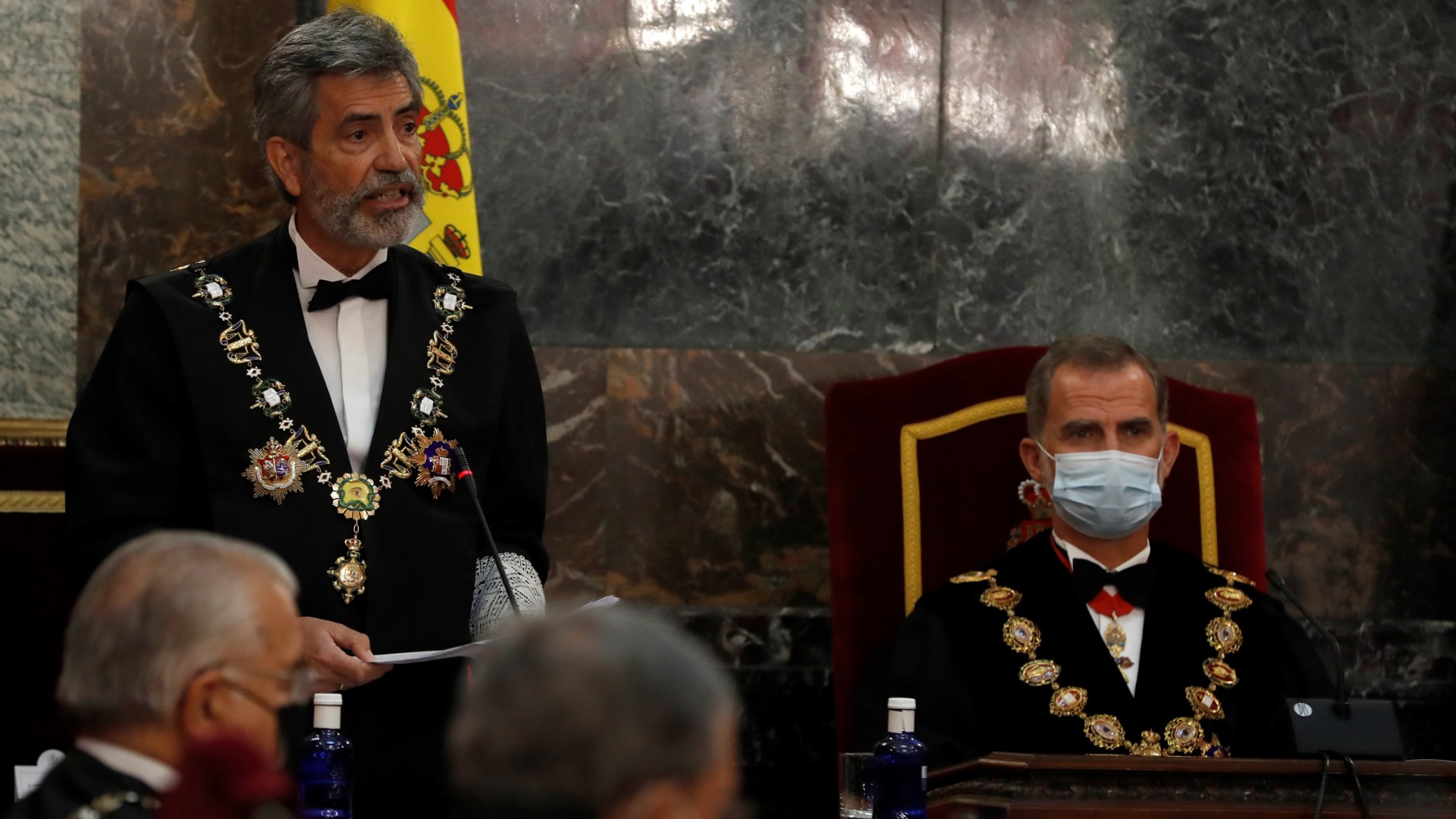 Malestar de los jueces por la ausencia del rey en Barcelona