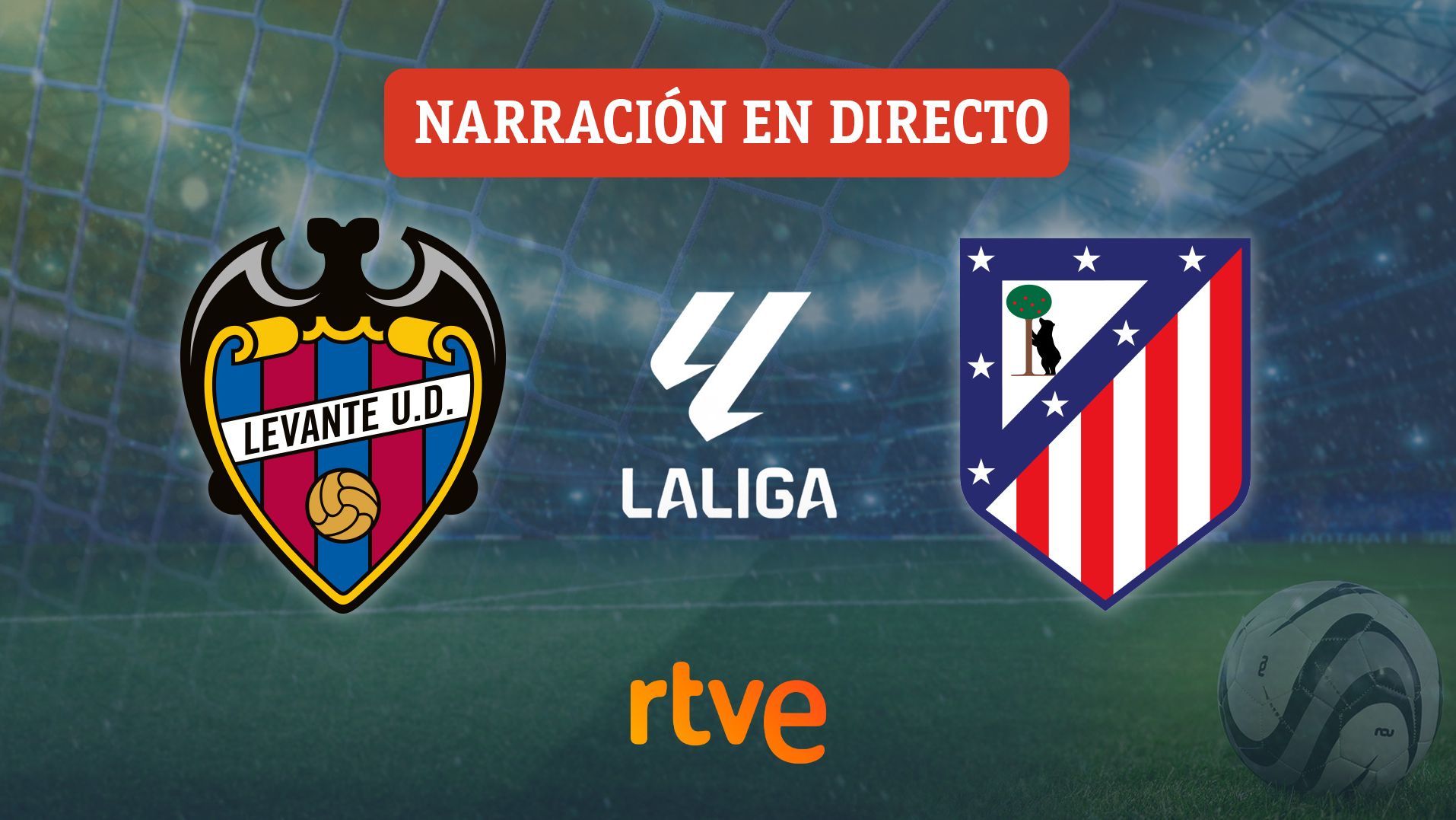 Image accompanying Levante UD - Atlético de Madrid, en directo hoy el partido de la jornada 11 de Liga, from RTVE.es