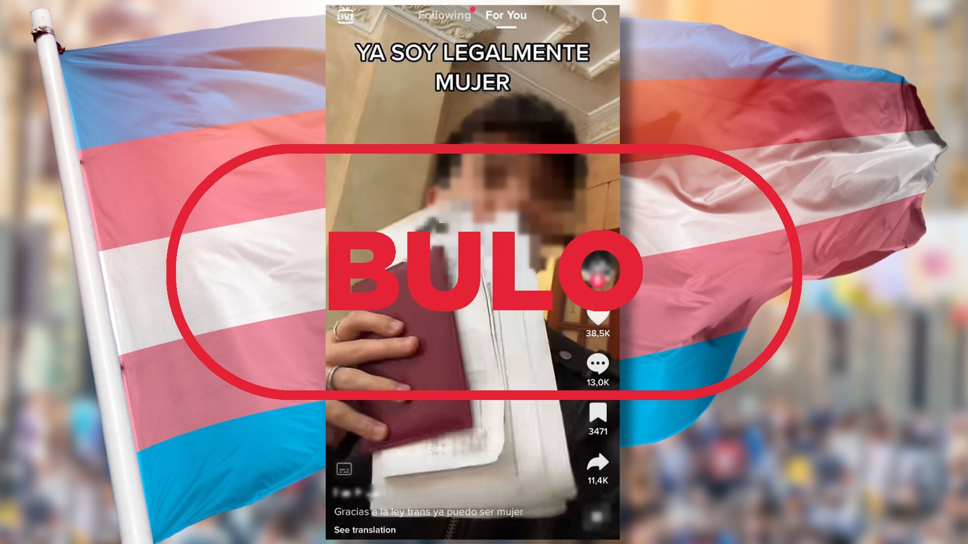 La ley trans no permite cambiar de sexo en el Registro en un día