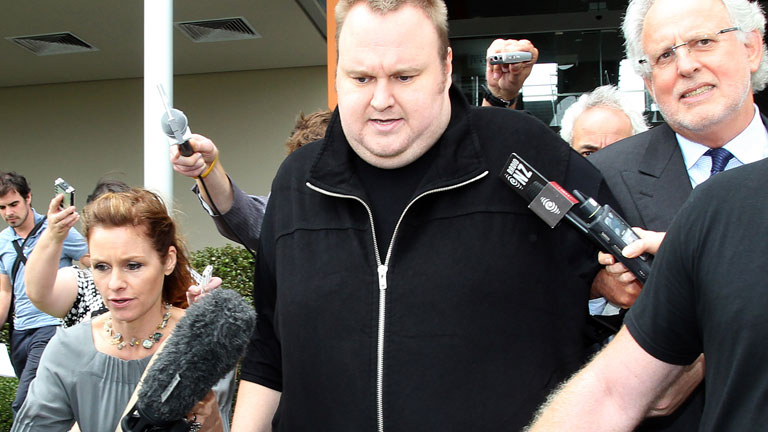 Libertad condicional para kim 'dotcom', el fundador de megaupload