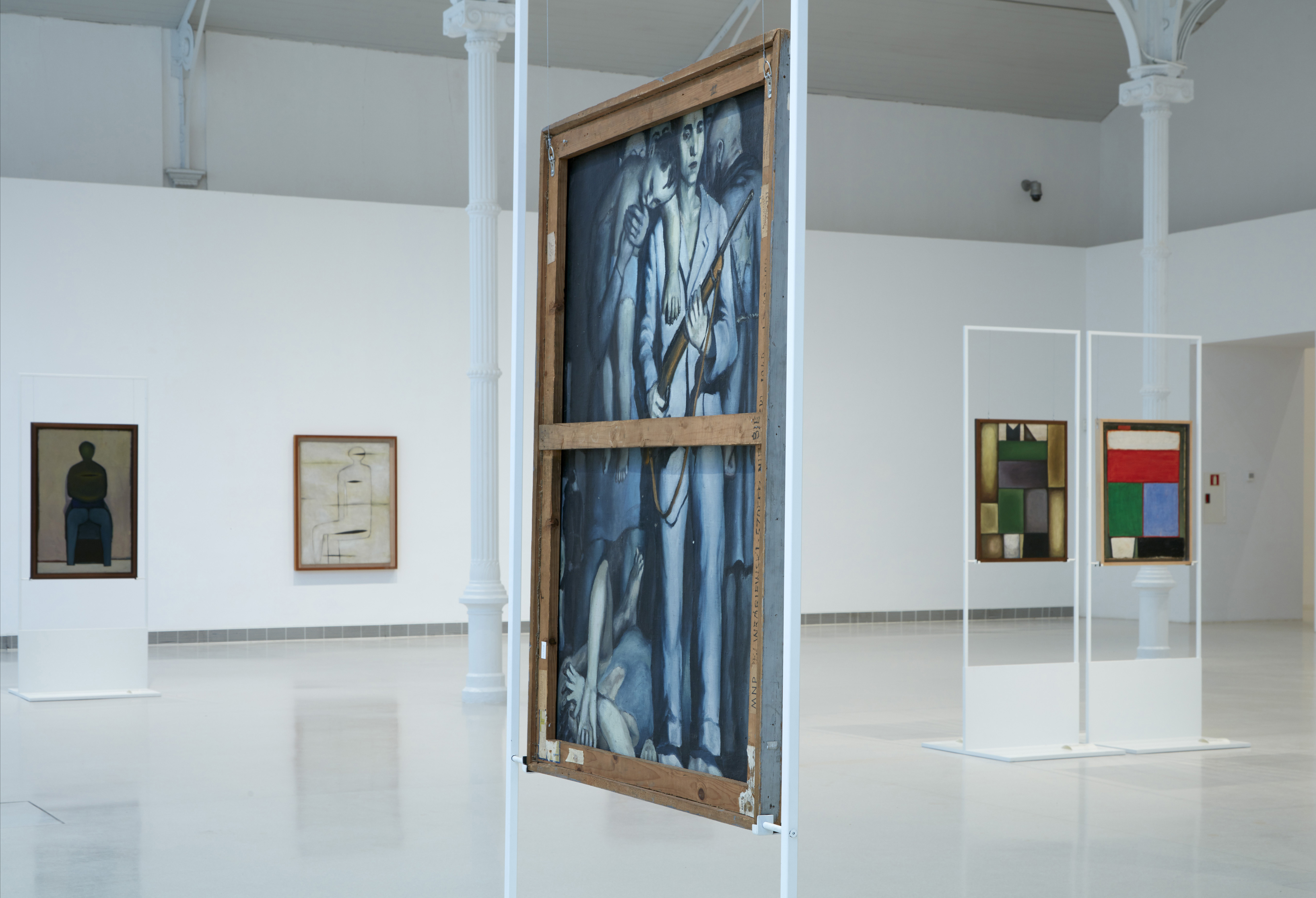 'La liquidación del gueto', en el reverso 'Chófer azul' (1948-1949)