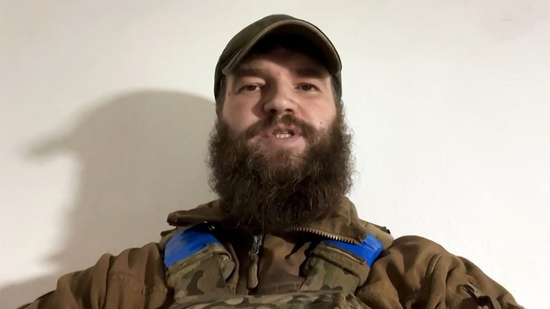 El comandante ucraniano Svyatoslav Palamar en un vídeo publicado por el Batallón Azov