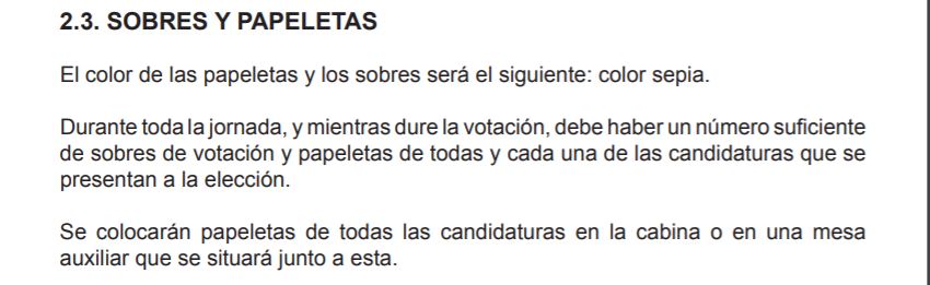 Manual de Instrucciones de Mesa Electoral el 4M