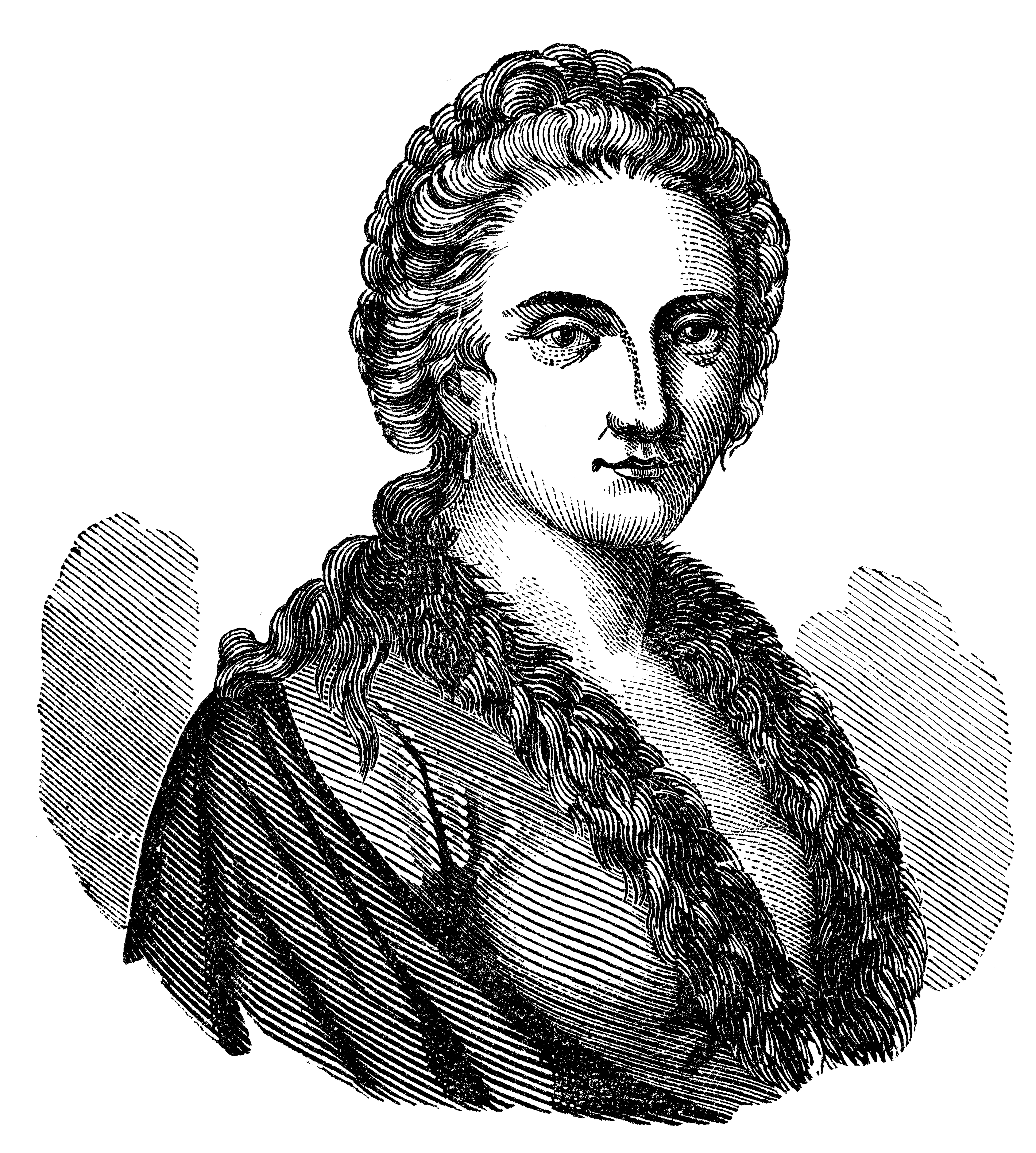 Ilustración antigua de Maria Gaetana Agnesi