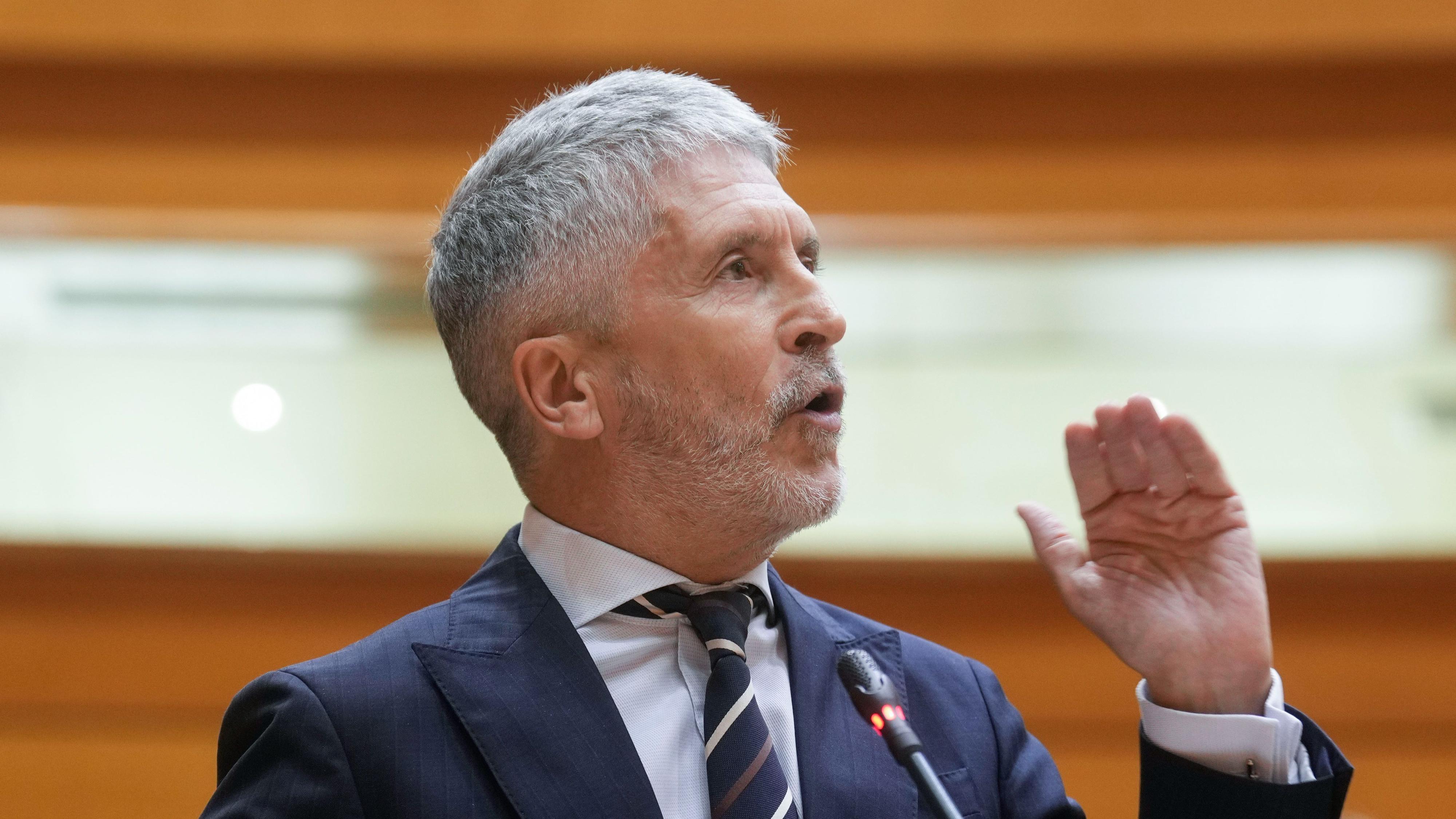 Marlaska comparece en el Senado para dar cuentas sobre las medidas adoptadas por su departamento ante los incendios