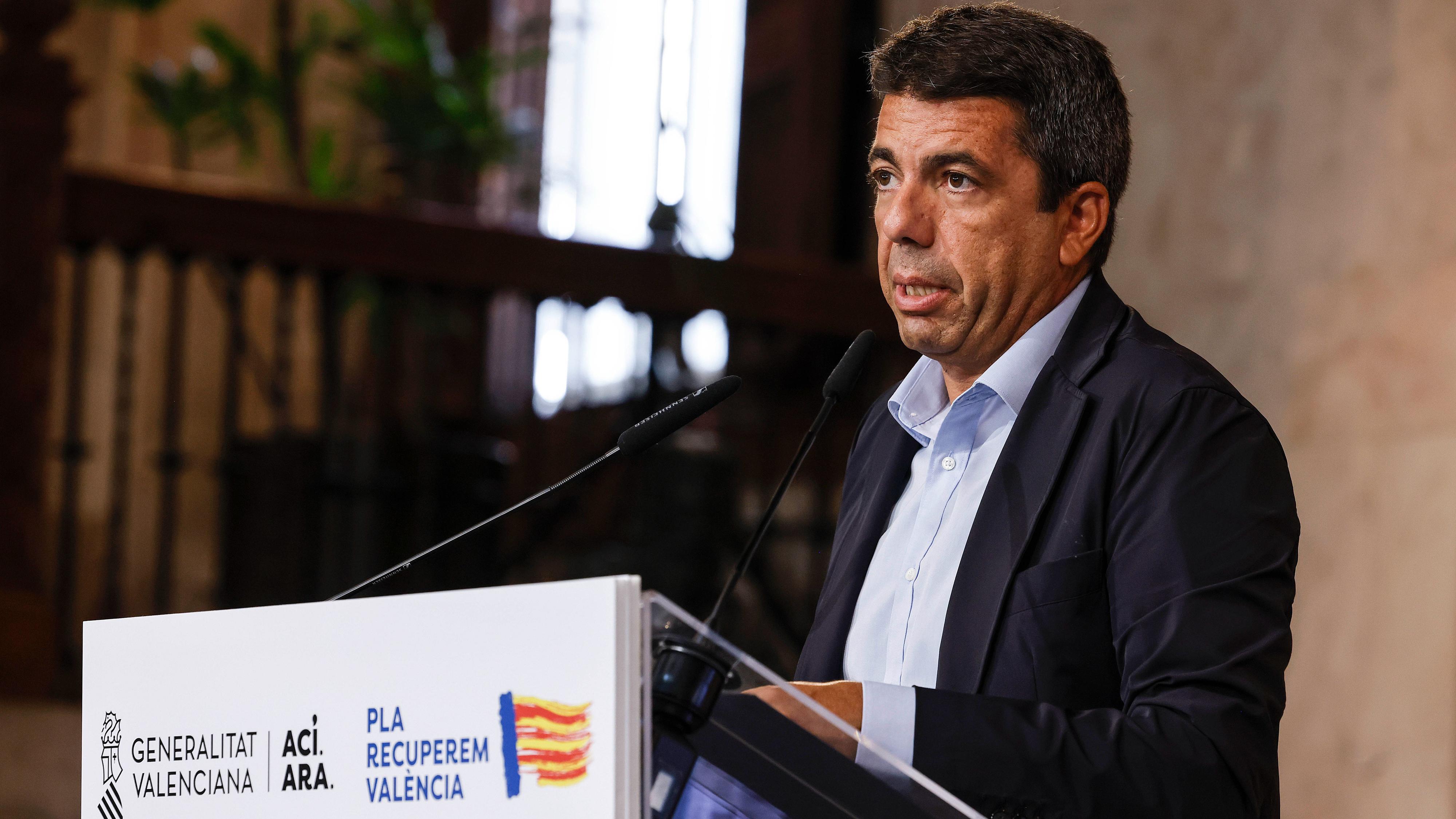 Mazón anuncia la remodelación del Consell valenciano con la salida del vicepresidente para la dana Gan Pampols