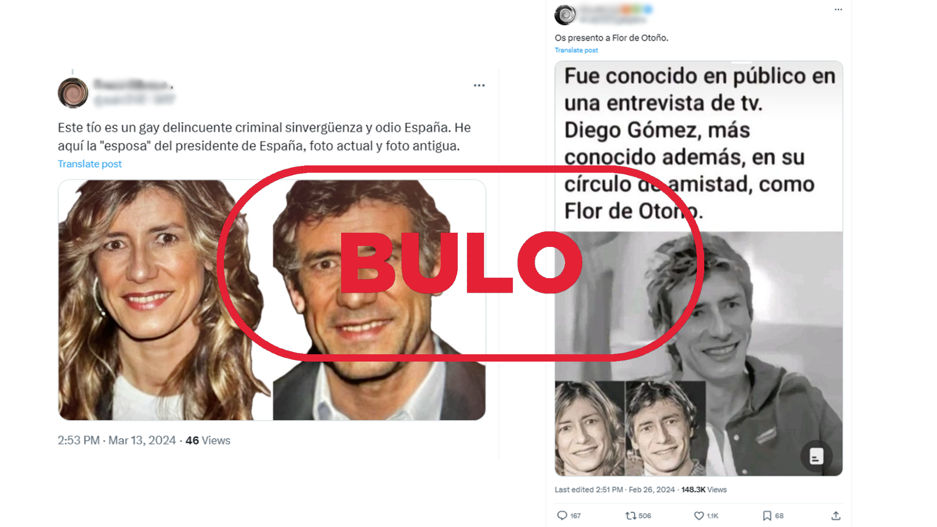 Begoña Gómez: bulos y falsedades sobre la mujer de Sánchez