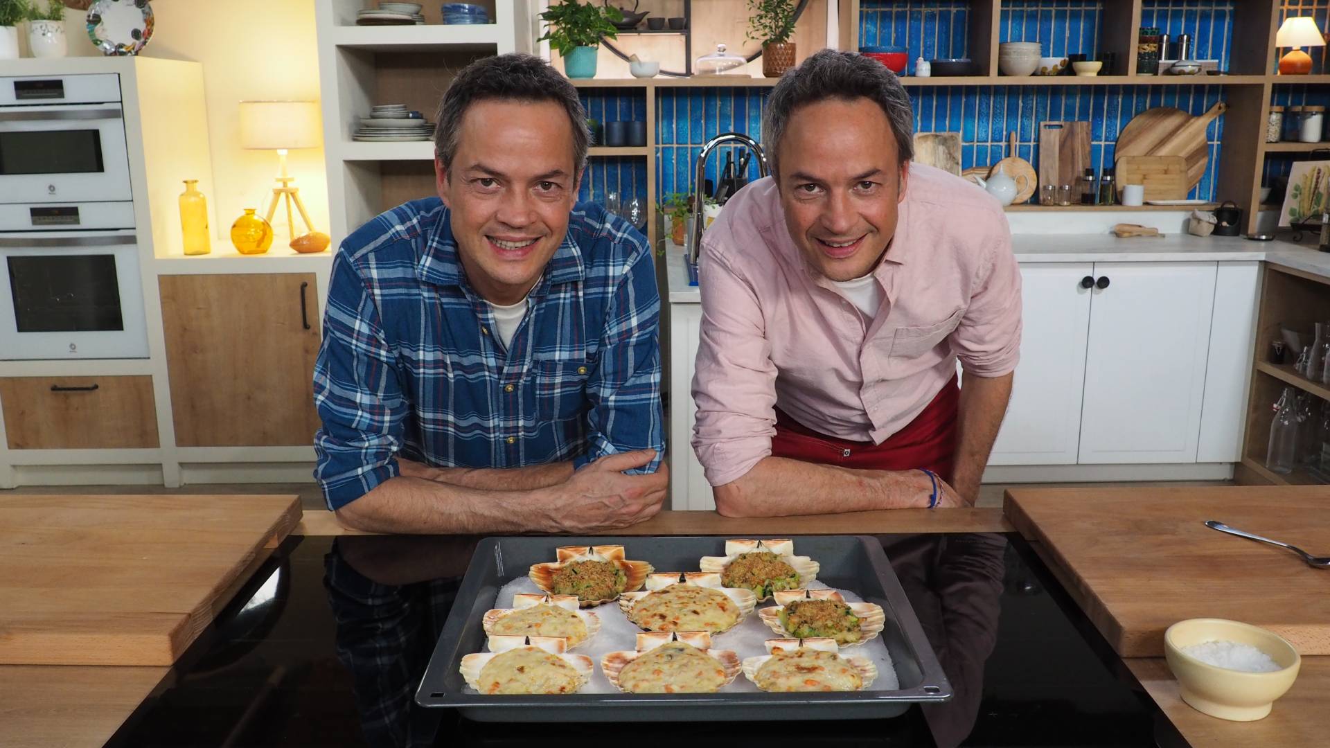 Menudos Torres - Receta de conchas con frutos del mar