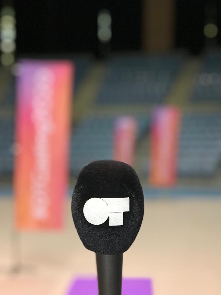 El micro espera El micro espera en la Fase 1 del casting OT 2020 en Santiago de Compostela