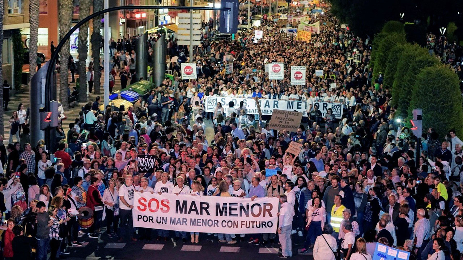 Mar Menor: miles de personas se manifiestan en Cartagena | RTVE