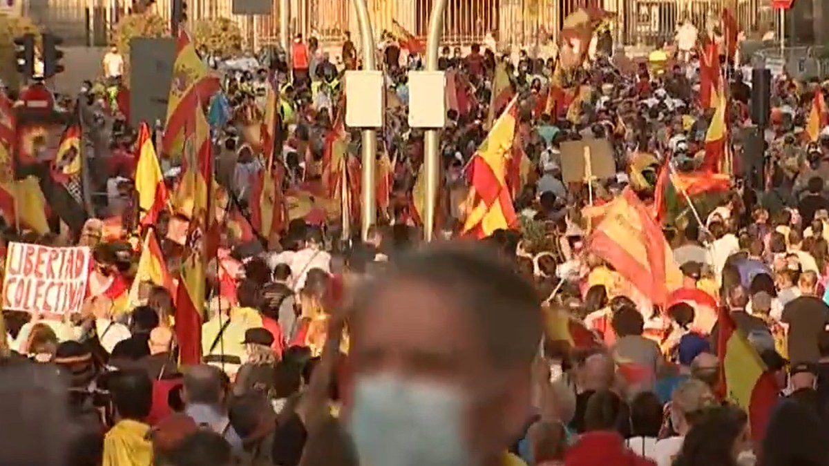 Coronavirus | Miles de personas se manifiestan en Madrid l RTVE