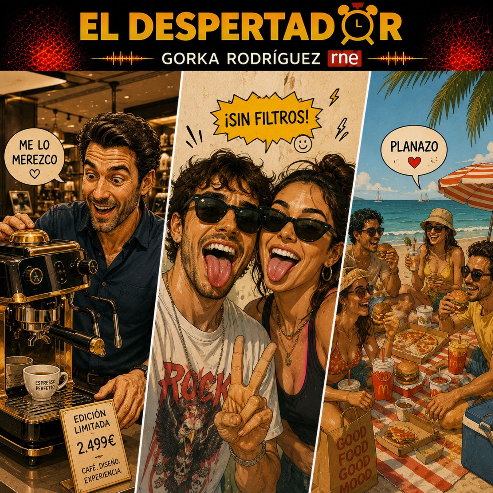 El despertador de RNE - La mítica canción “aserejé” y el nuevo capricho de los cuarentañeros: las cafeteras de lujo - 04/09/26 episode artwork