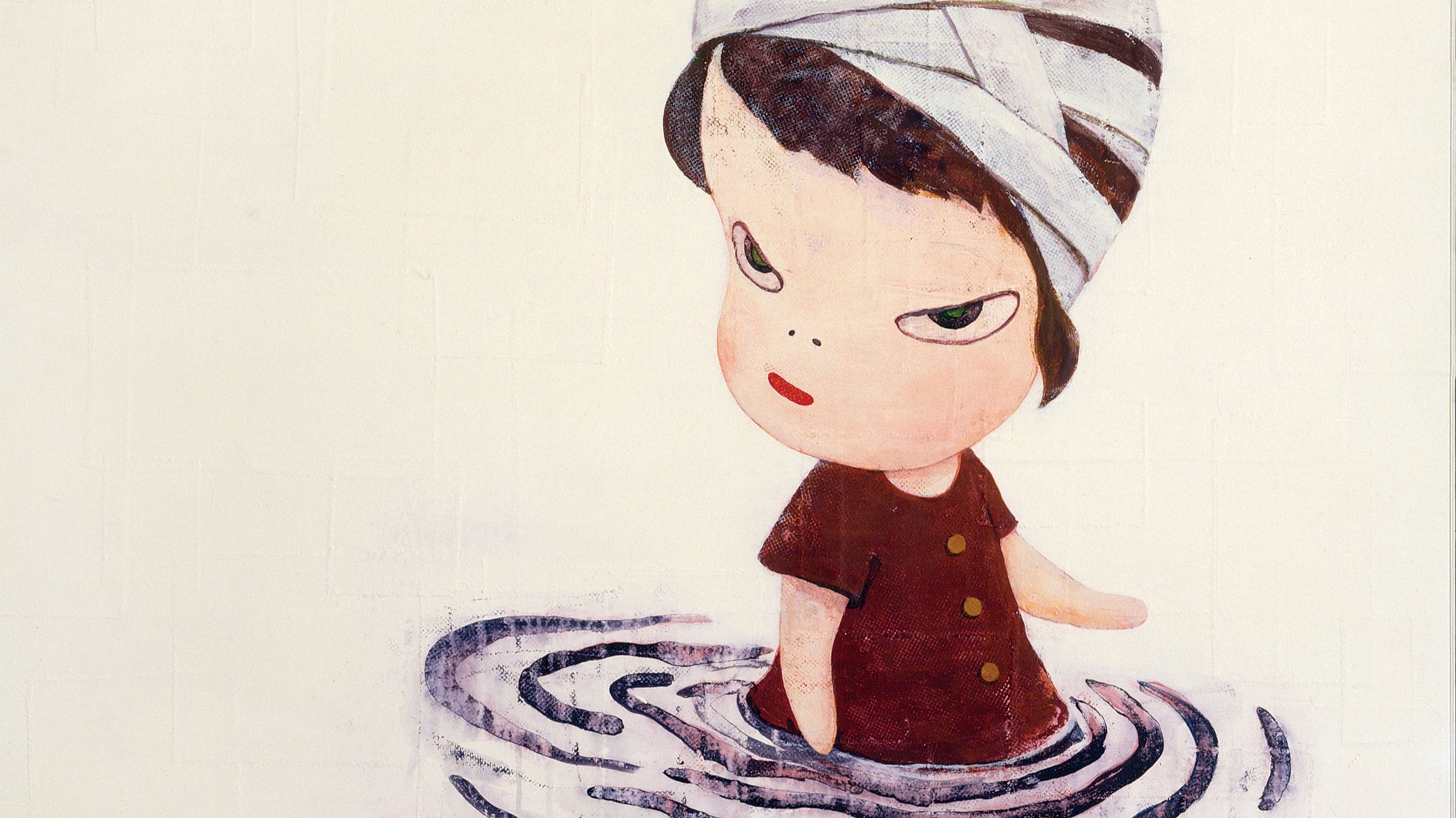 Sac fourre-tout en toile Yoshitomo Nara pour fille Emo : Griffonnages artistiques - France